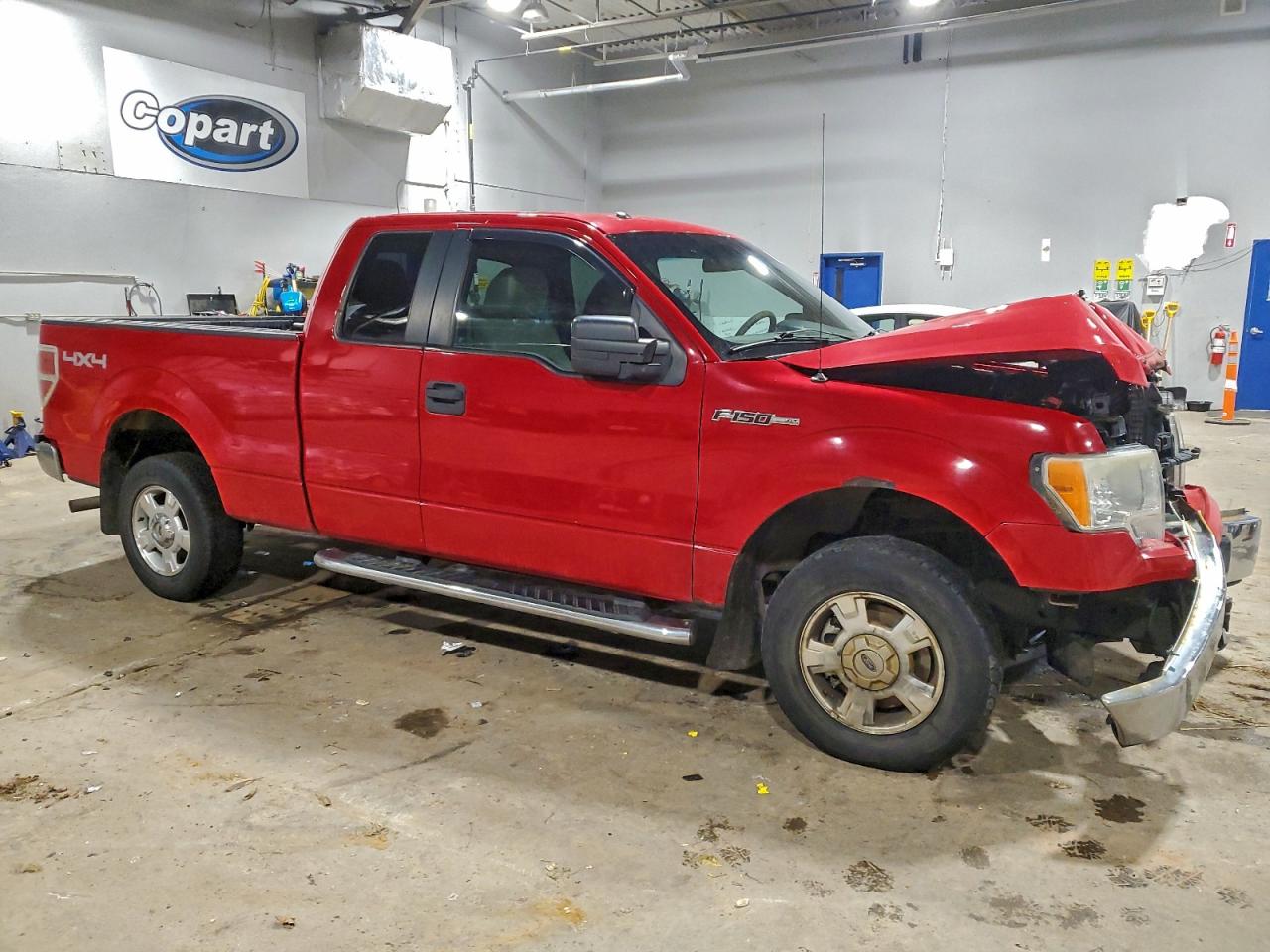 2010 Ford F150 Super Cab Red vin: 1FTEX1E86AFC25754