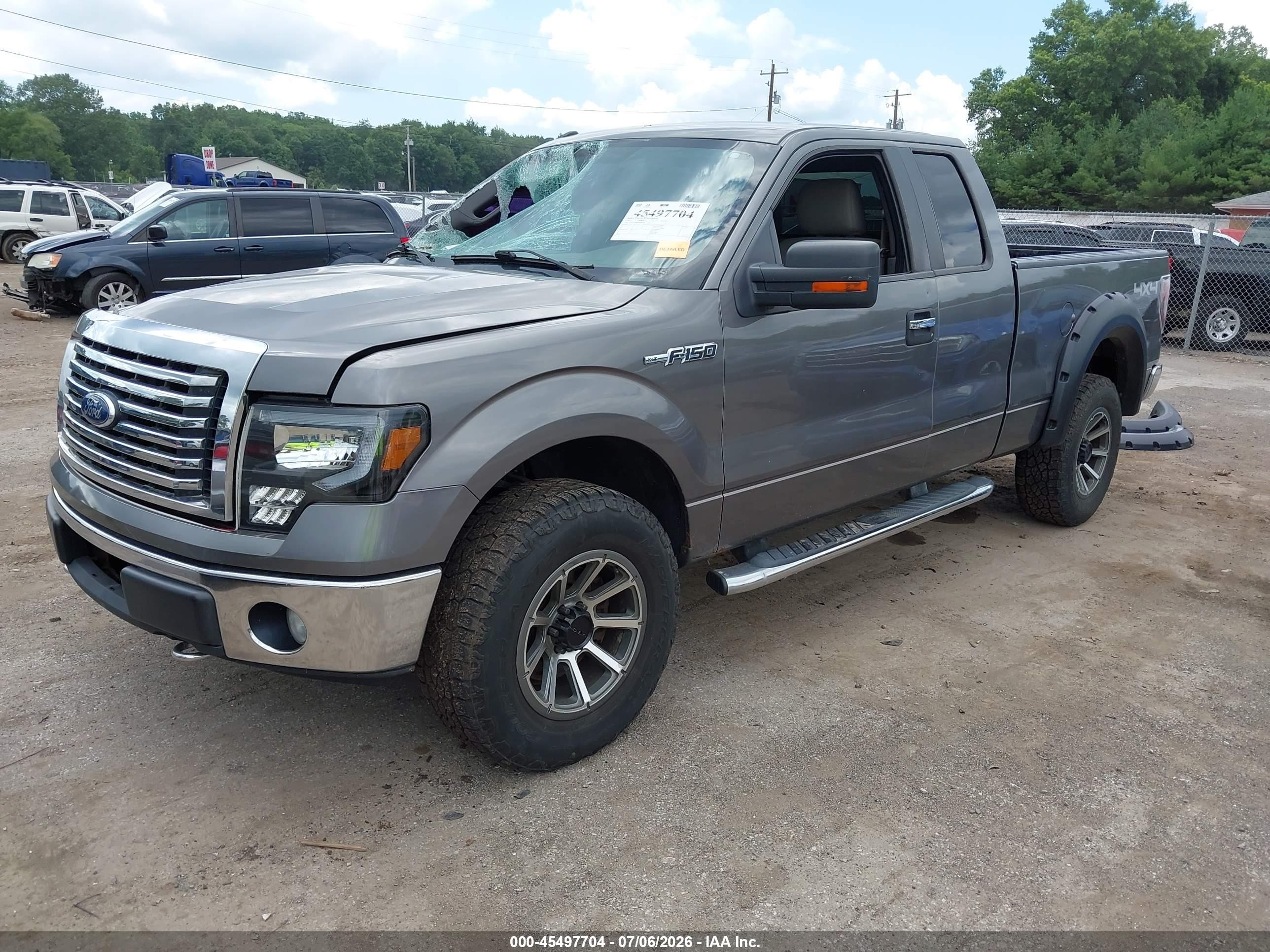 2010 Ford F-150 Stx/xl/xlt Gray vin: 1FTEX1E86AFD64976
