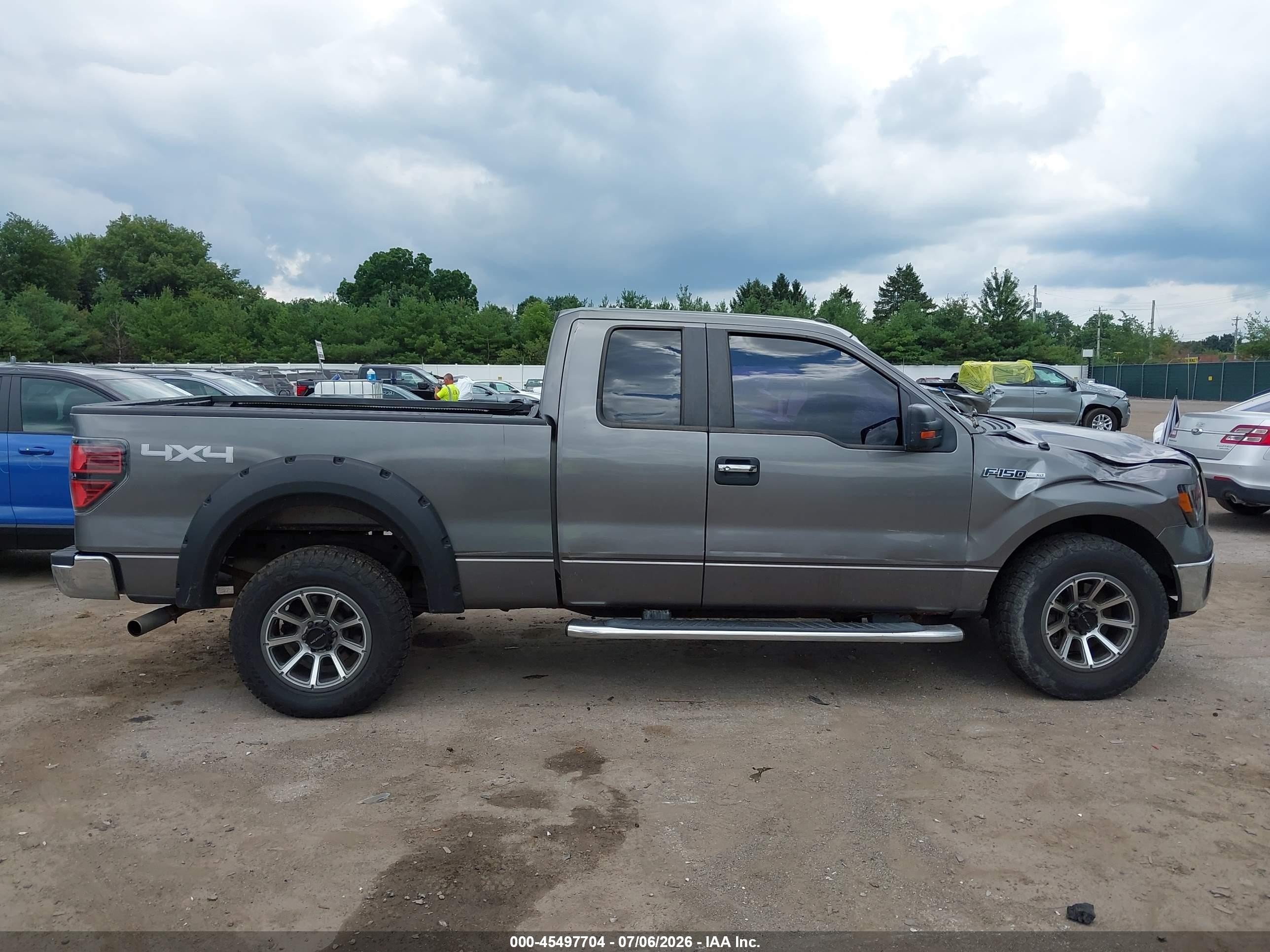 2010 Ford F-150 Stx/xl/xlt Gray vin: 1FTEX1E86AFD64976