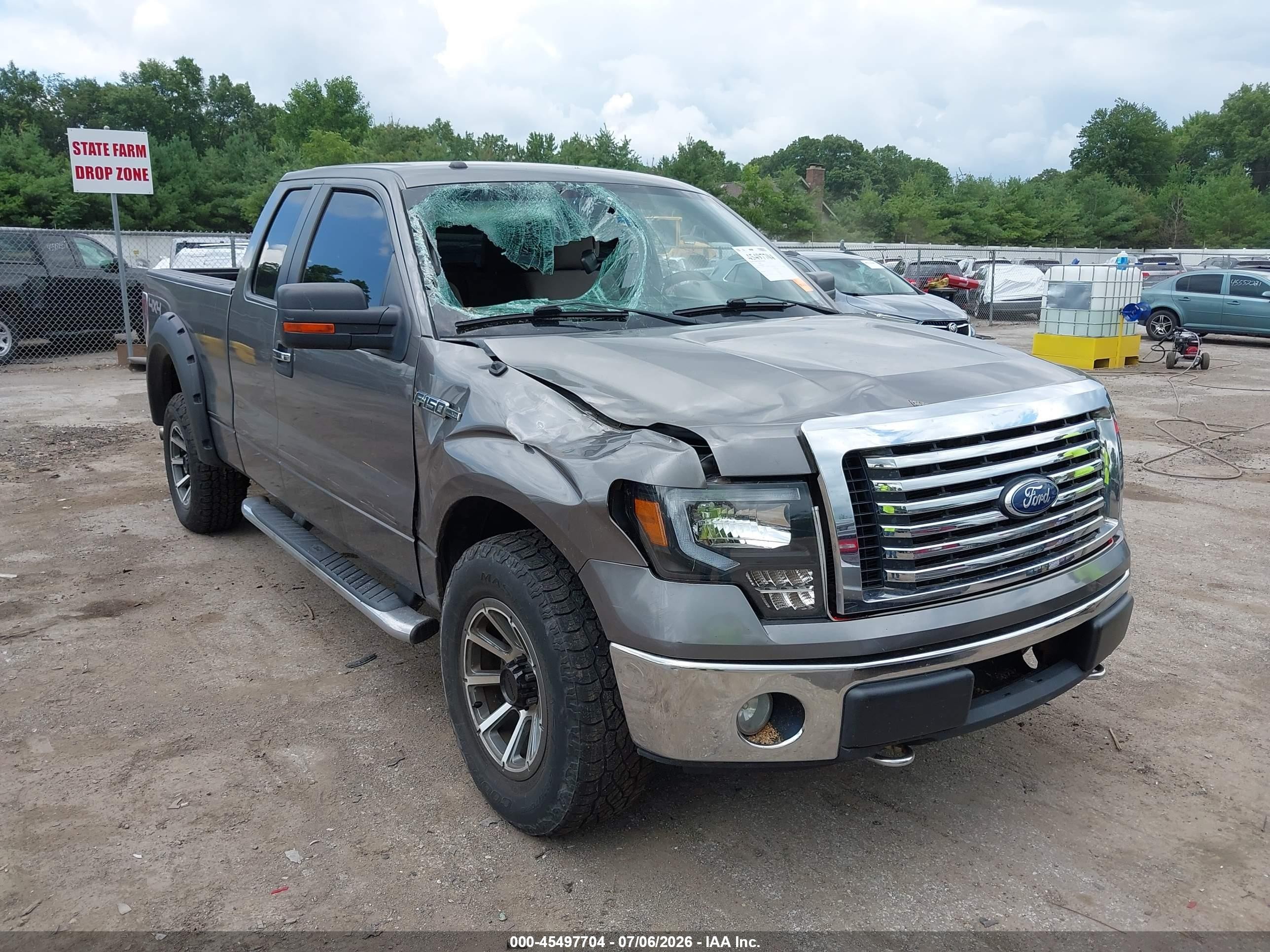 2010 Ford F-150 Stx/xl/xlt Gray vin: 1FTEX1E86AFD64976