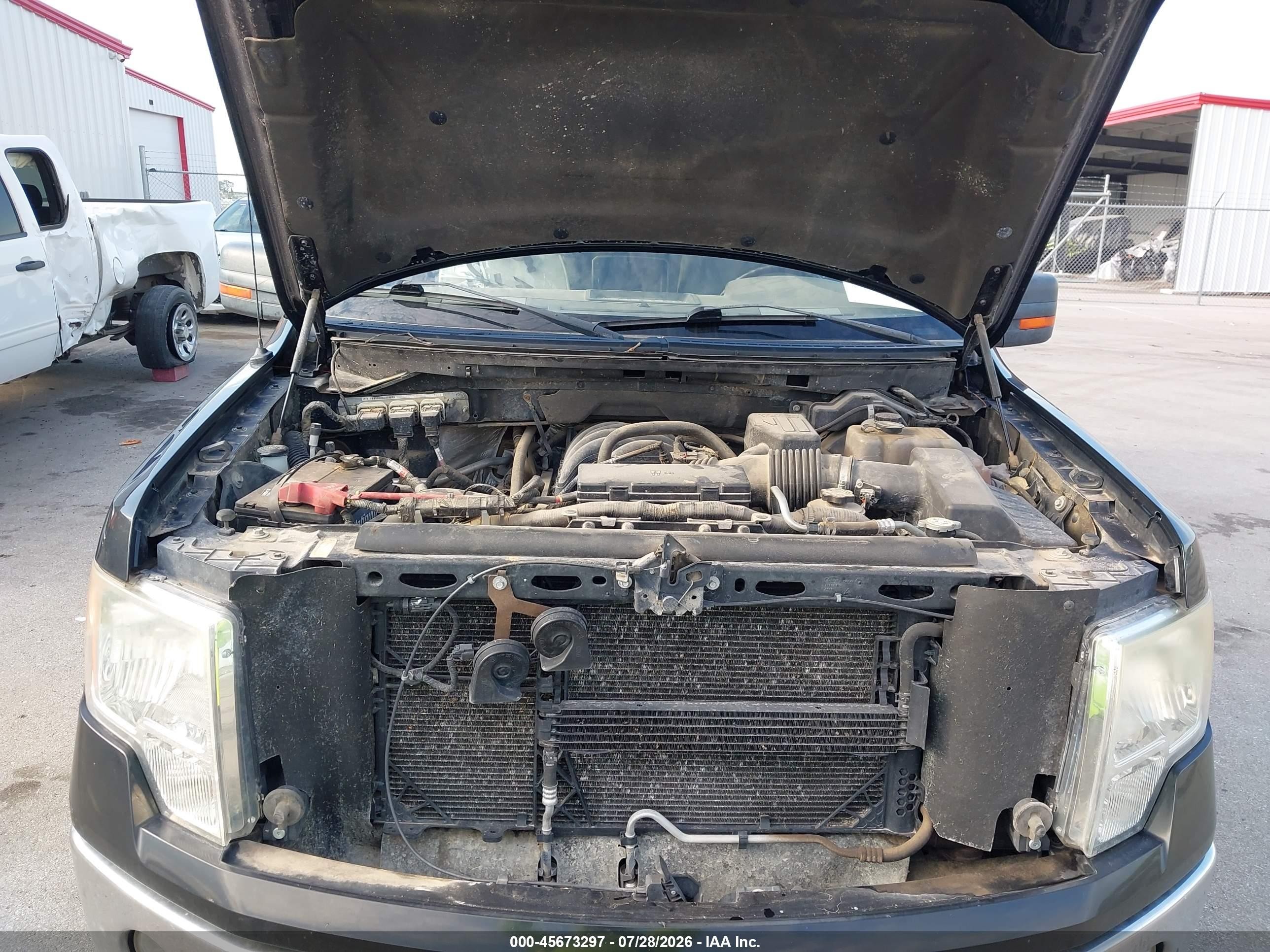 2010 Ford F-150 Stx/xl/xlt Black vin: 1FTEX1E86AKA77094