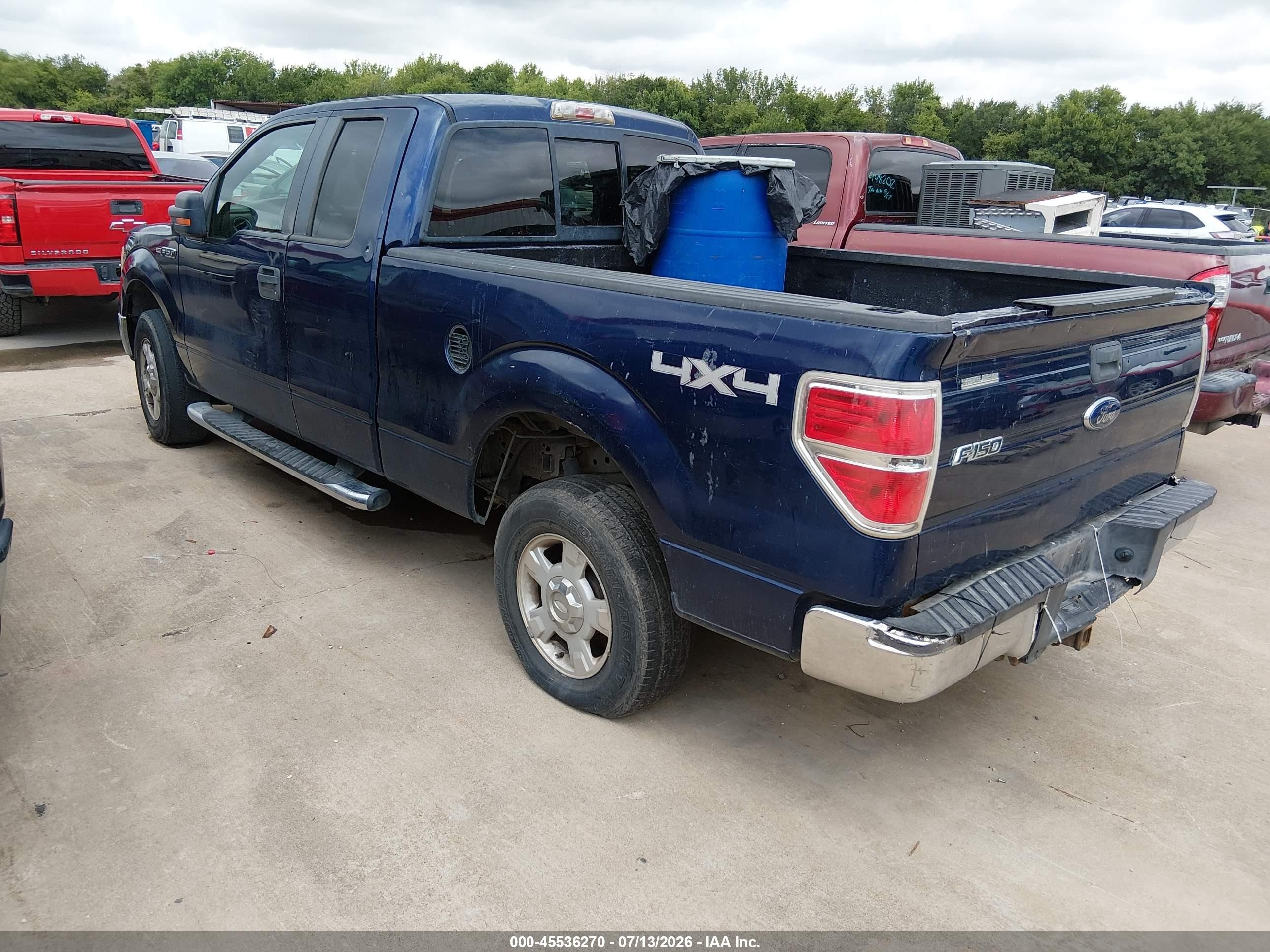 2010 Ford F-150 Stx/xl/xlt Blue vin: 1FTEX1E86AKC53934