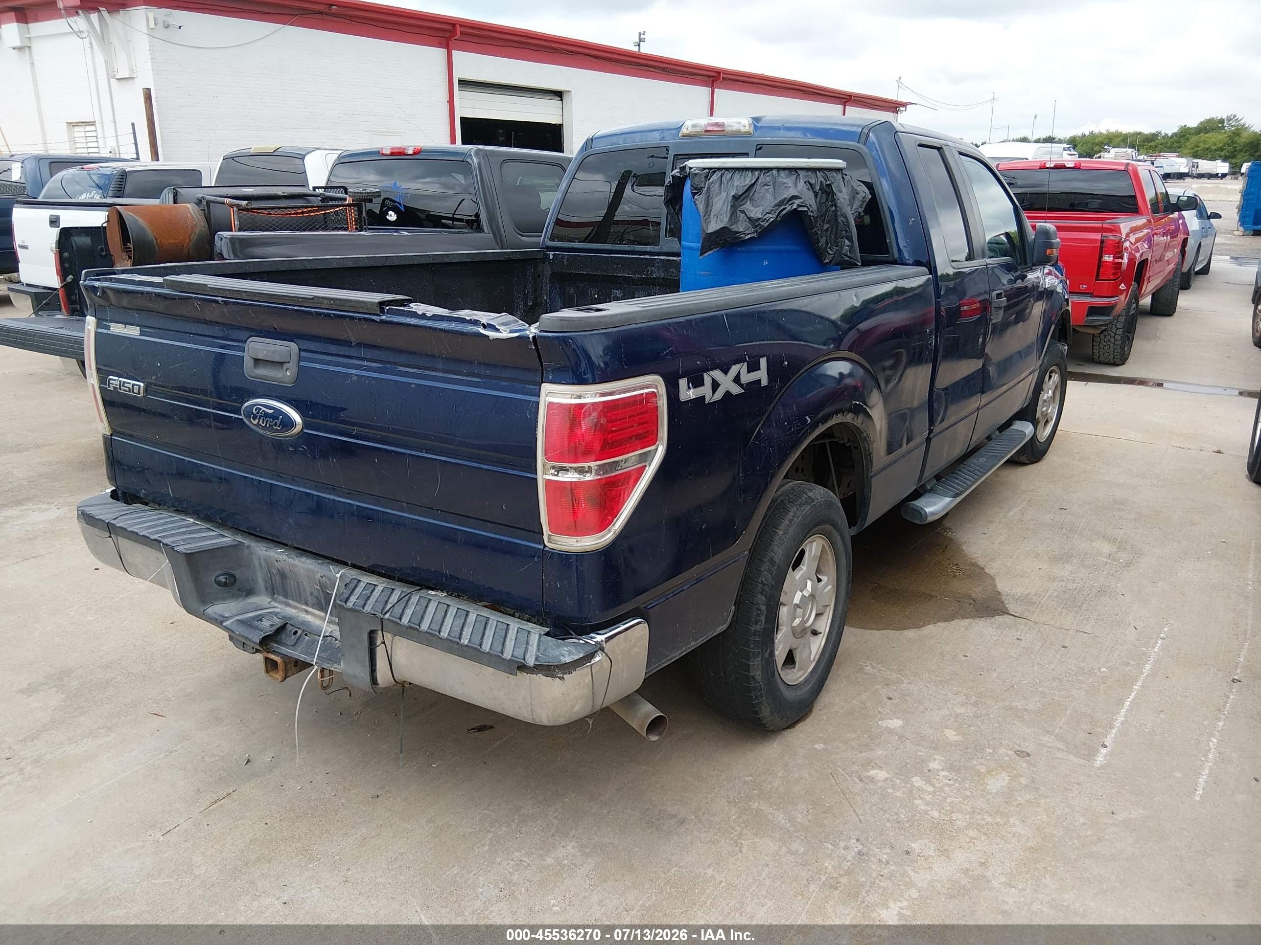 2010 Ford F-150 Stx/xl/xlt Blue vin: 1FTEX1E86AKC53934