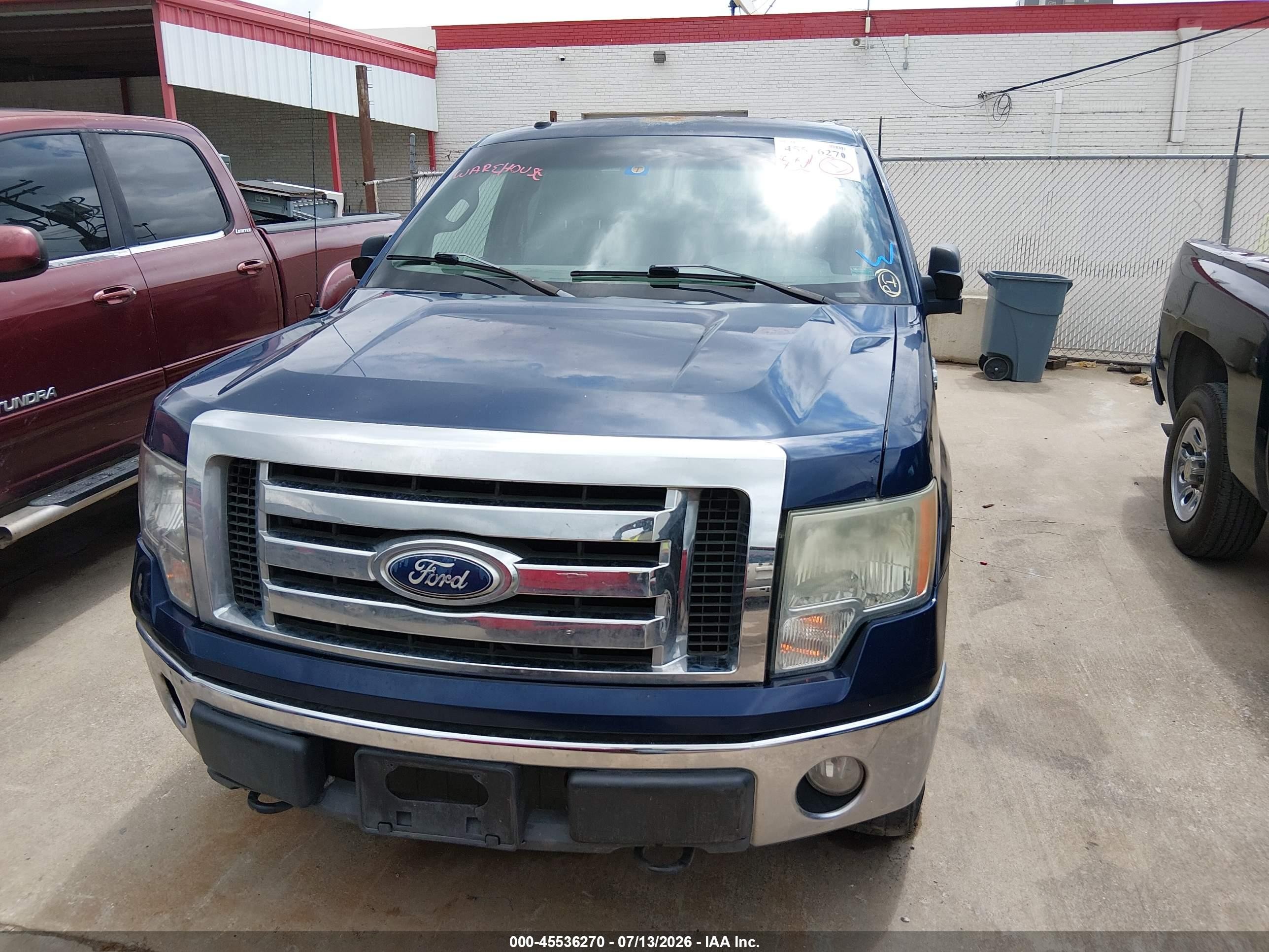 2010 Ford F-150 Stx/xl/xlt Blue vin: 1FTEX1E86AKC53934