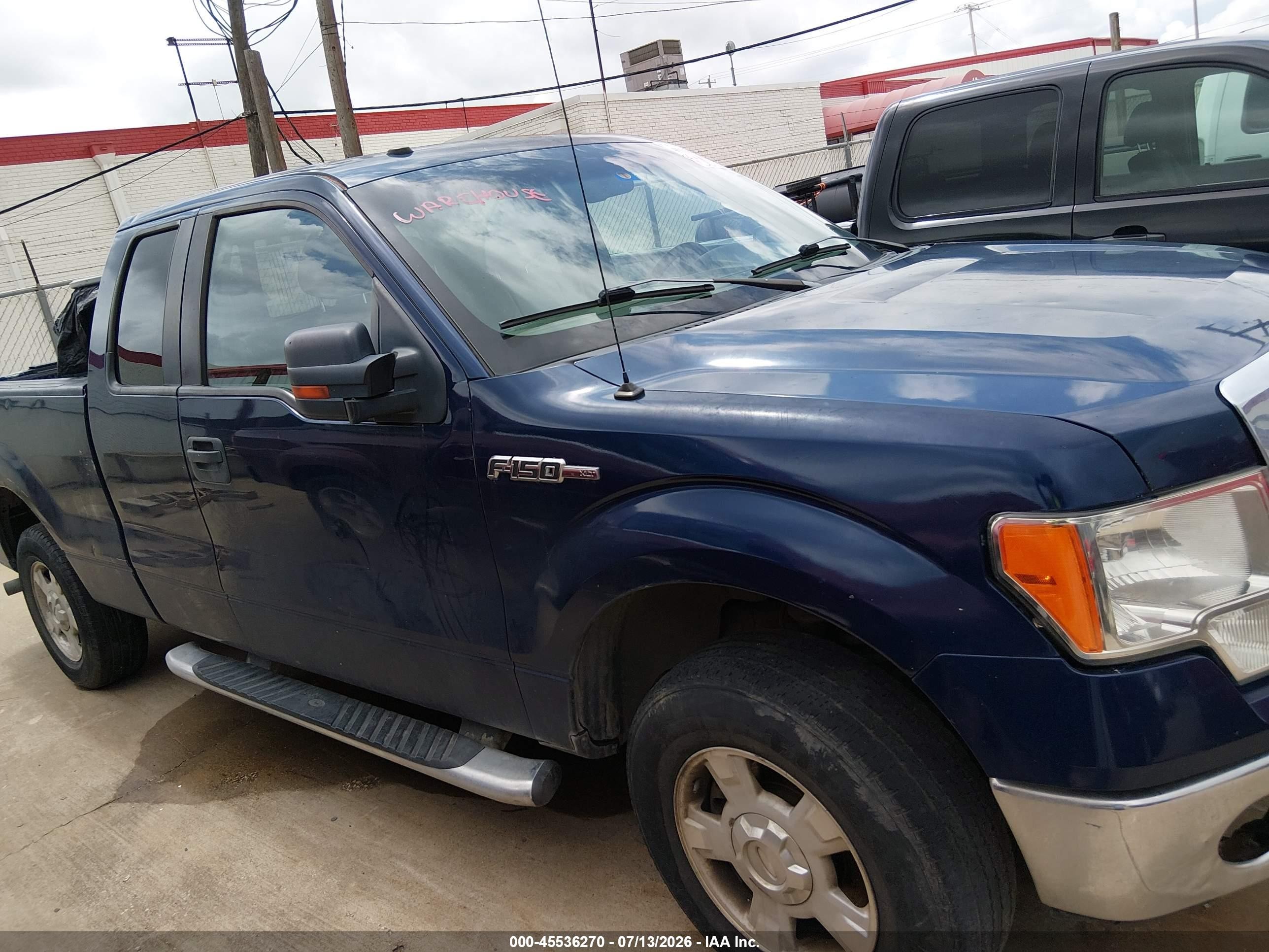 2010 Ford F-150 Stx/xl/xlt Blue vin: 1FTEX1E86AKC53934