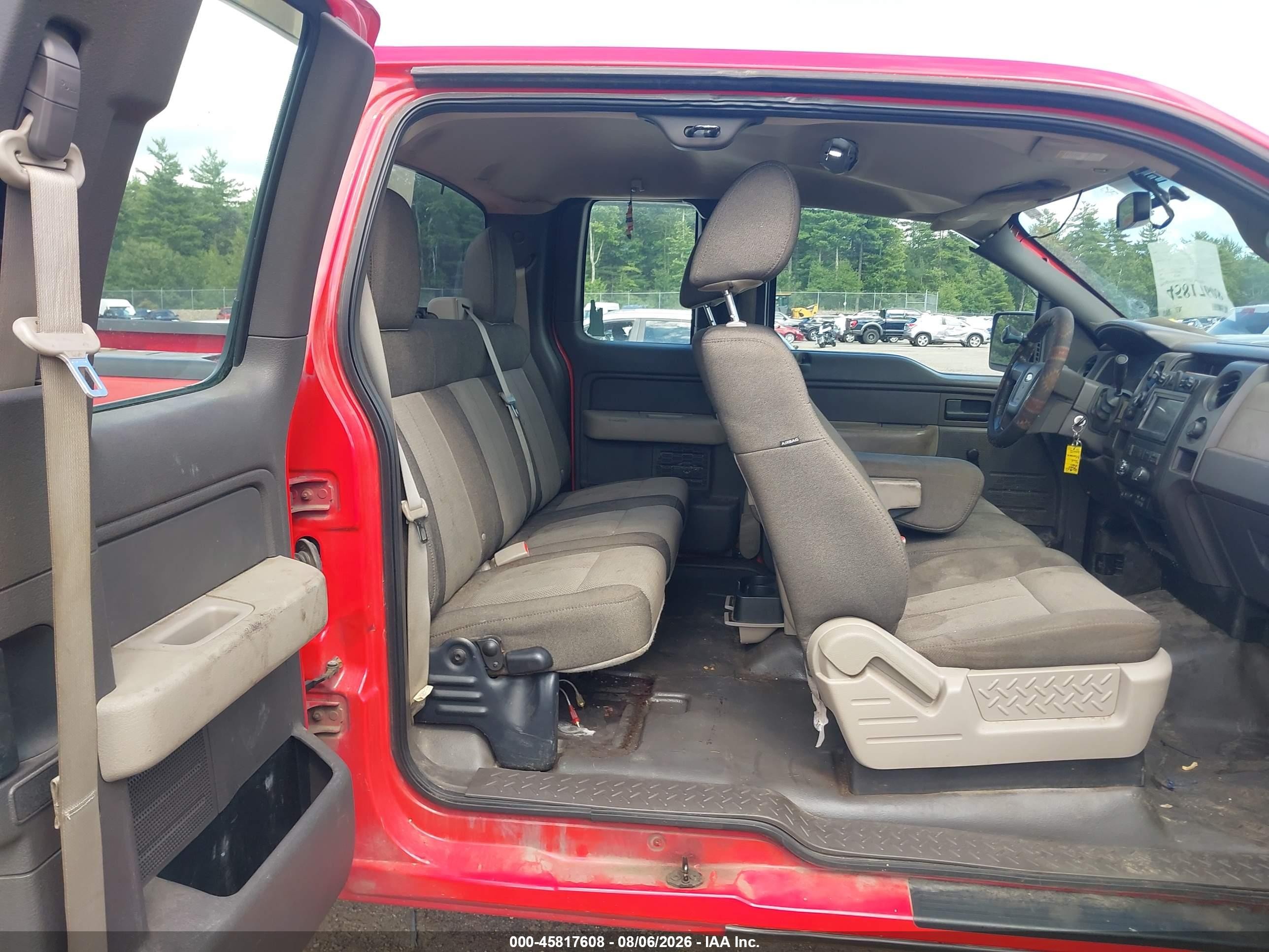 2010 Ford F-150 Stx/xl/xlt Red vin: 1FTEX1E86AKE47461