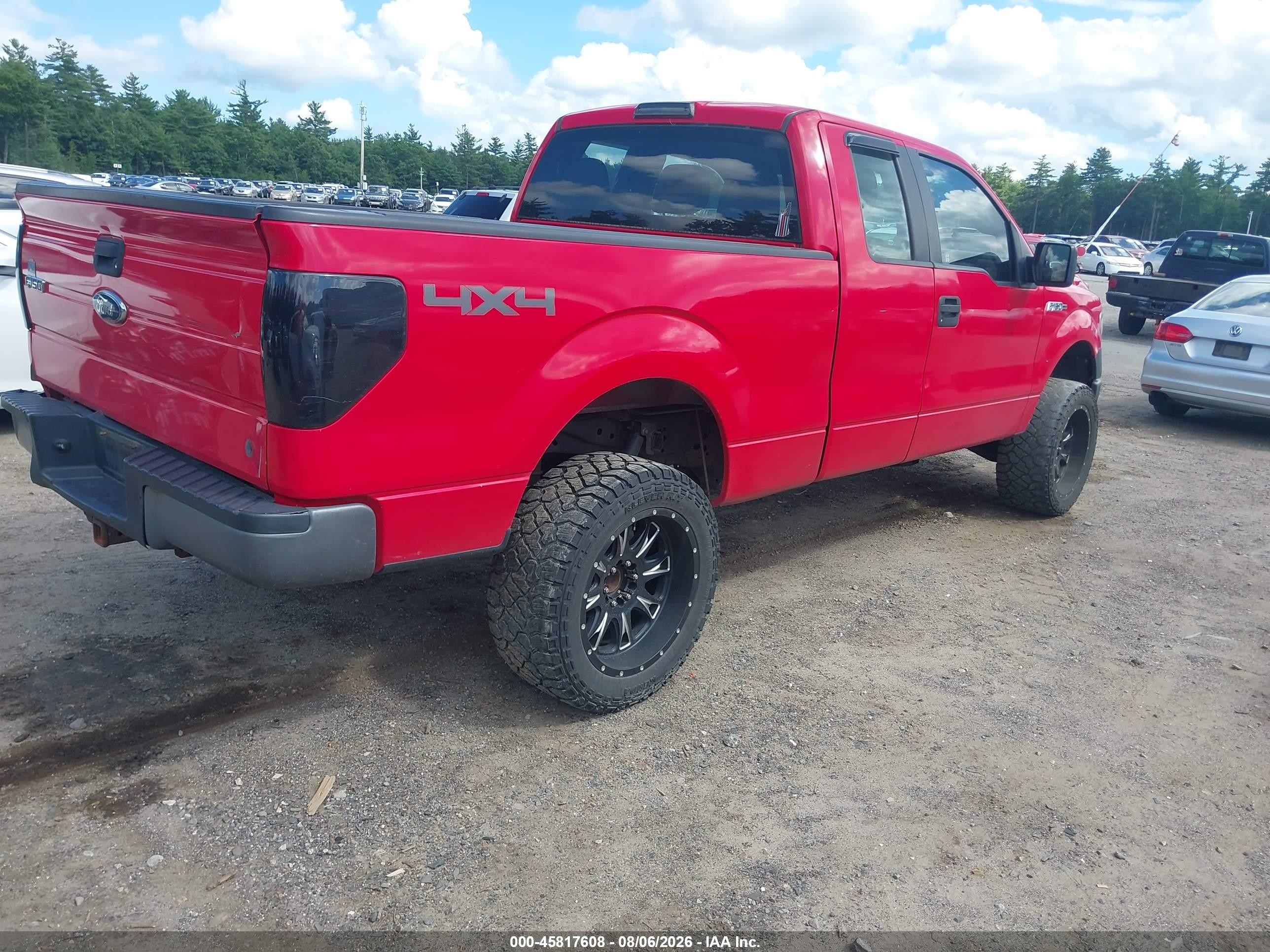 2010 Ford F-150 Stx/xl/xlt Red vin: 1FTEX1E86AKE47461