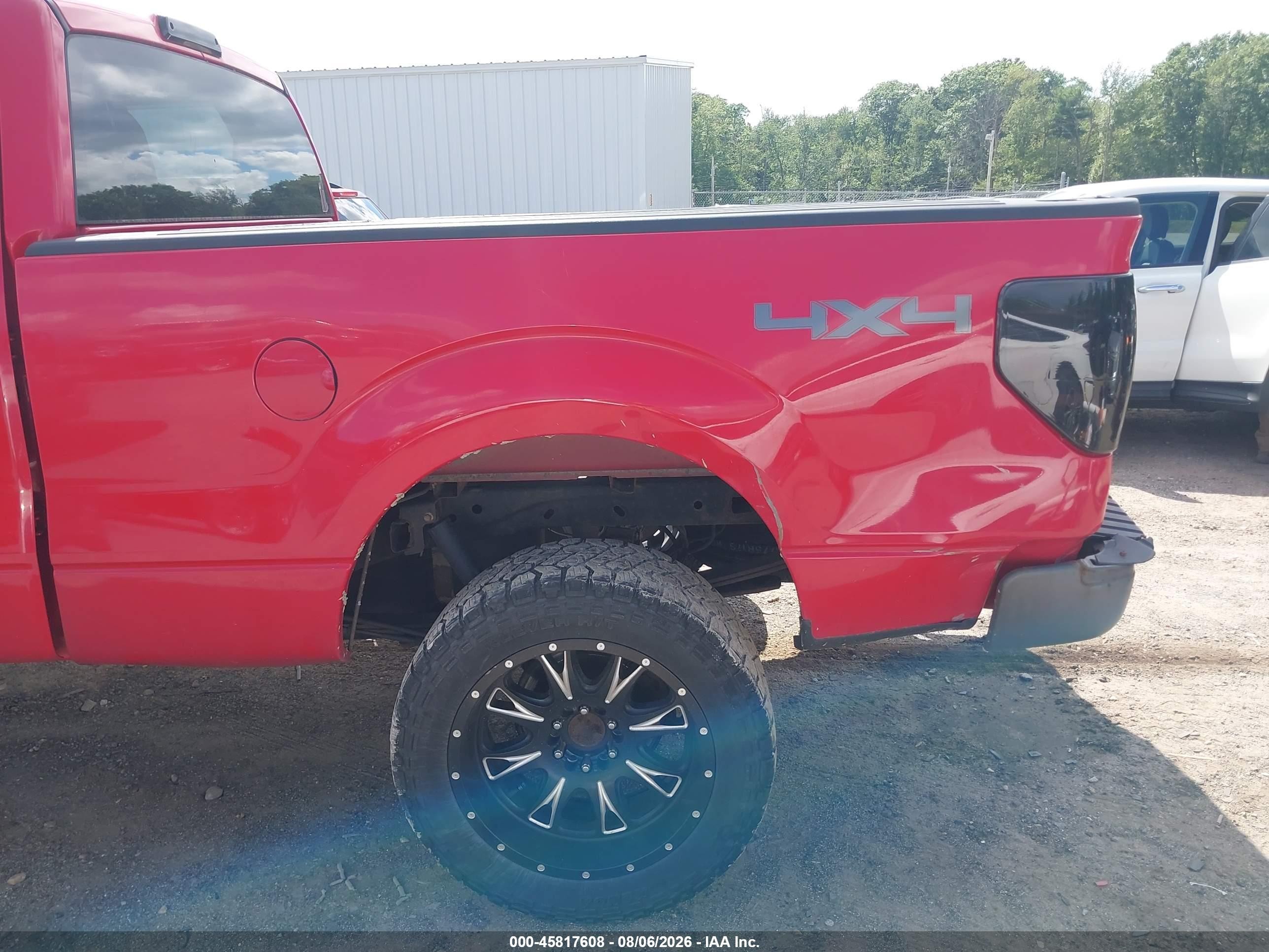 2010 Ford F-150 Stx/xl/xlt Red vin: 1FTEX1E86AKE47461