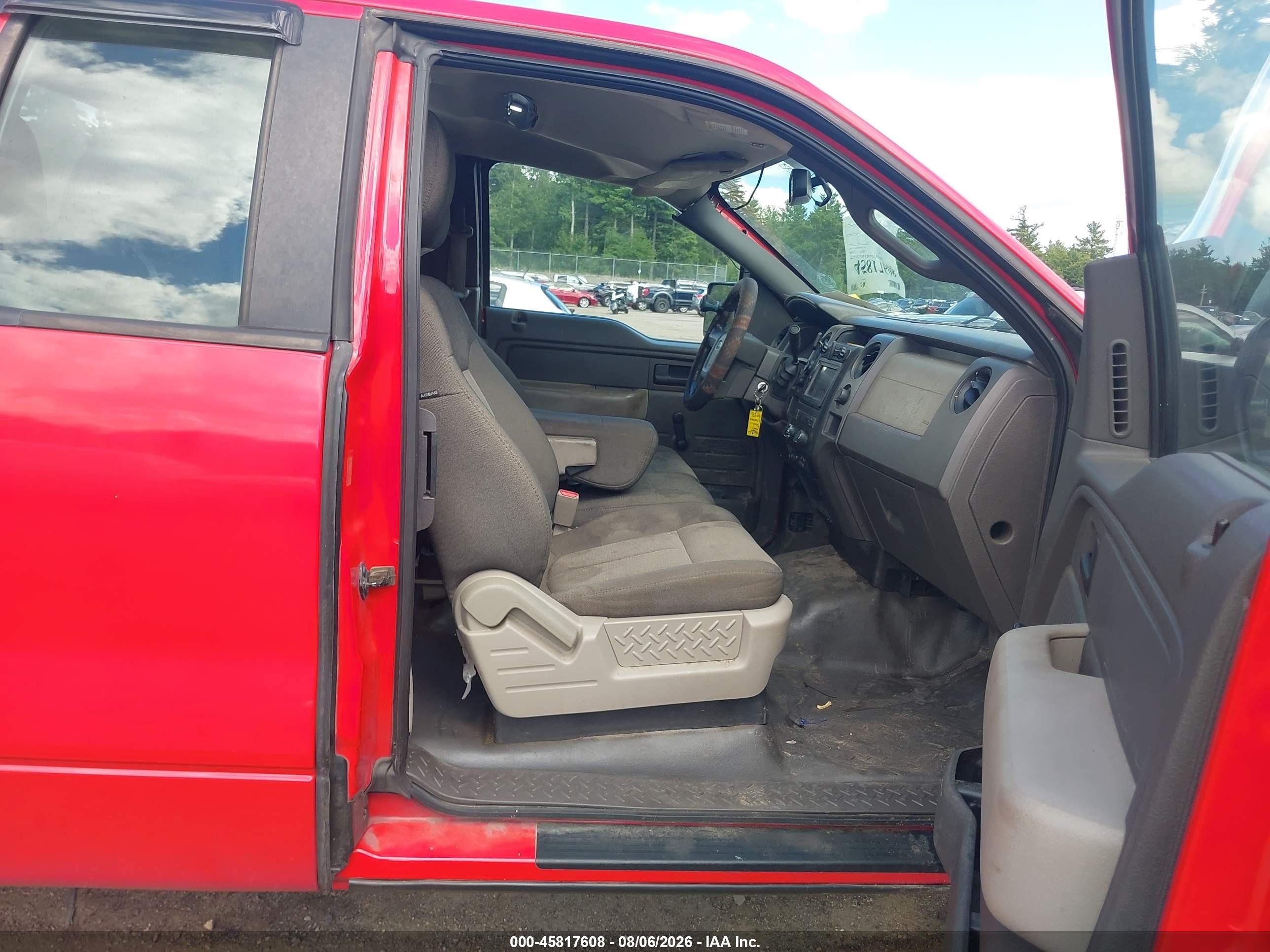 2010 Ford F-150 Stx/xl/xlt Red vin: 1FTEX1E86AKE47461