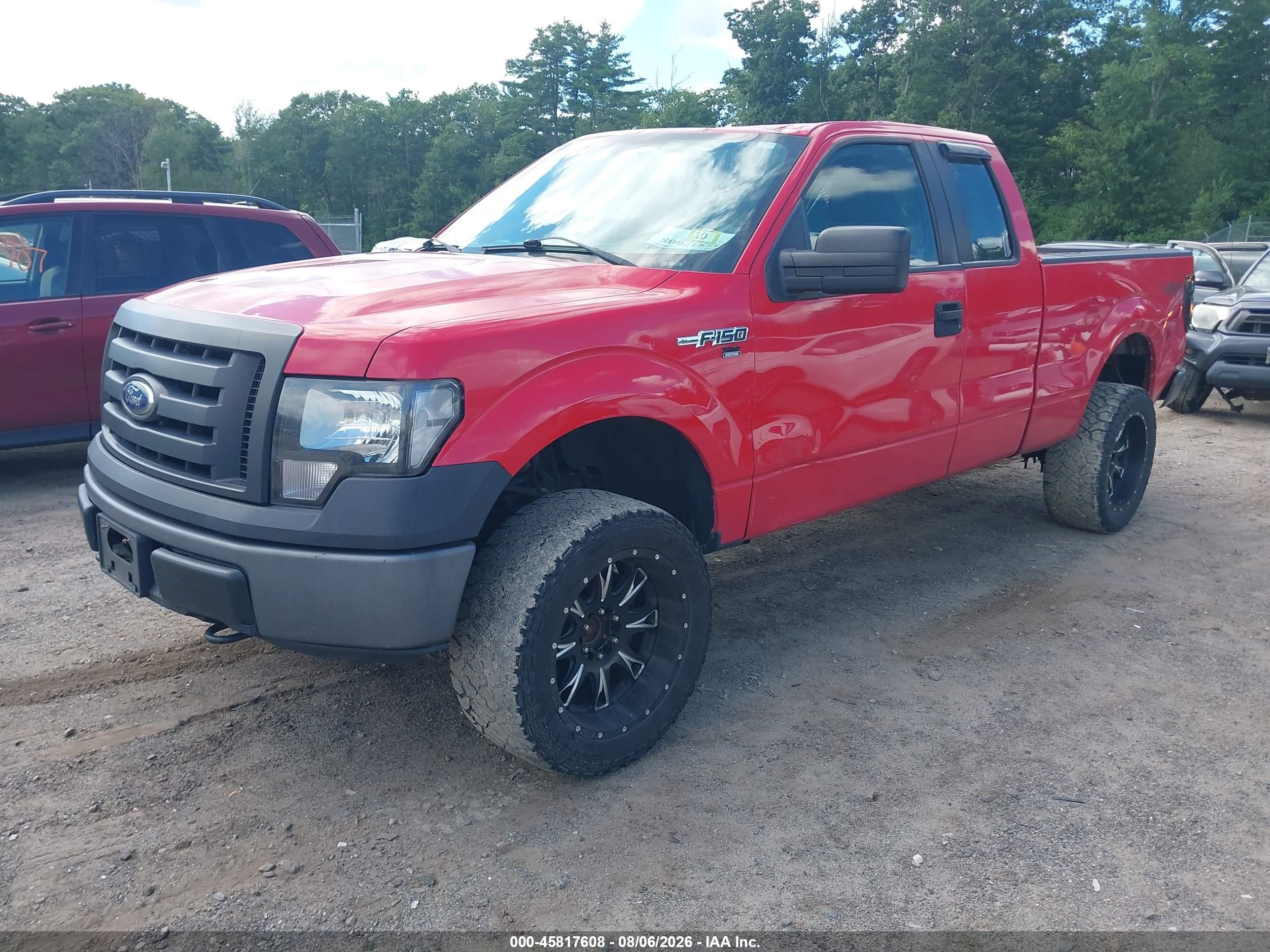 2010 Ford F-150 Stx/xl/xlt Red vin: 1FTEX1E86AKE47461