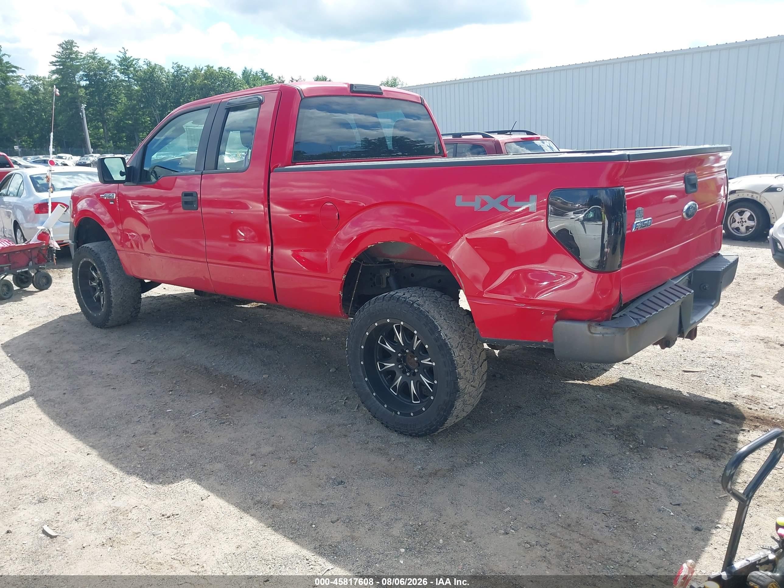 2010 Ford F-150 Stx/xl/xlt Red vin: 1FTEX1E86AKE47461