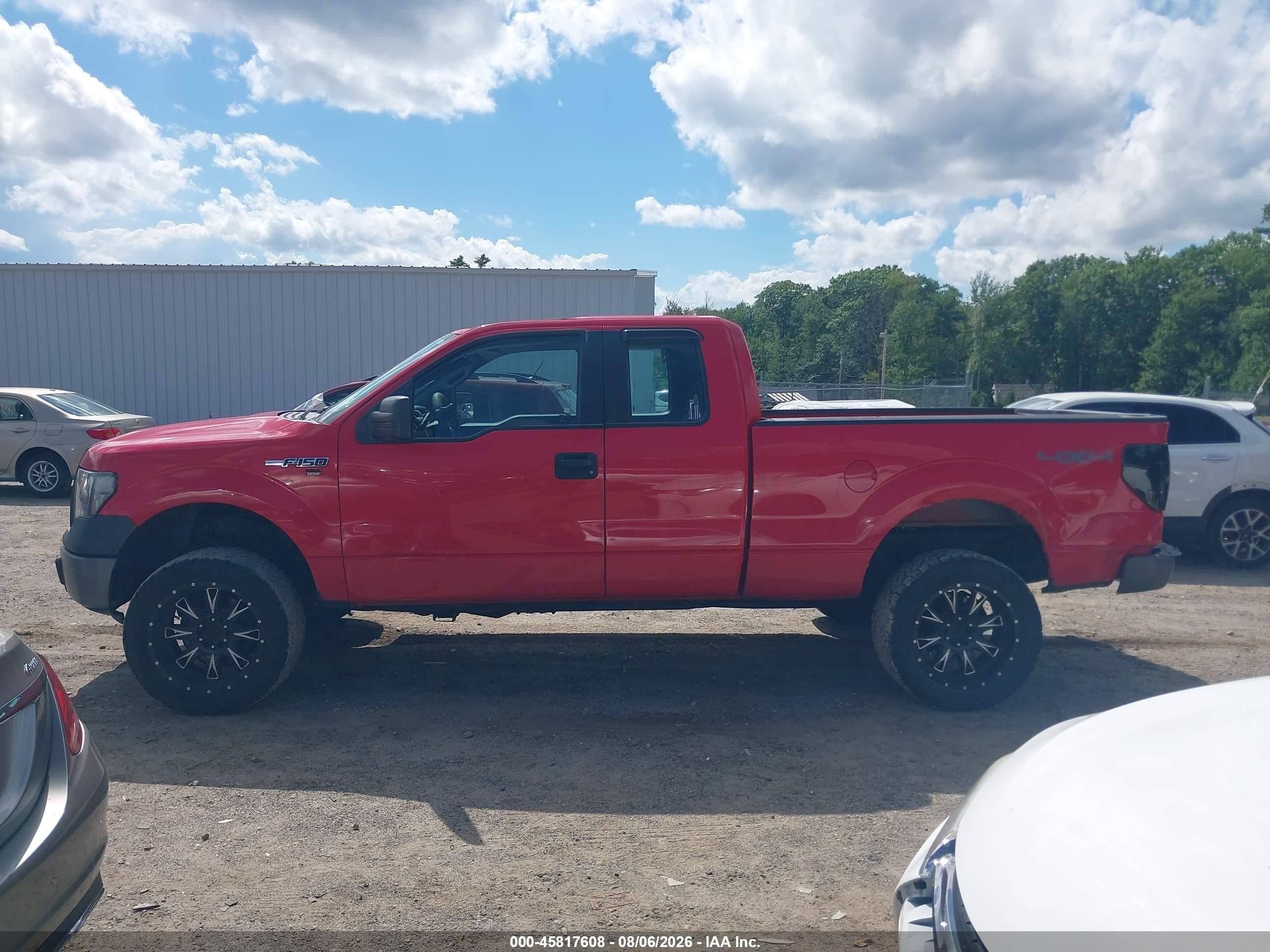 2010 Ford F-150 Stx/xl/xlt Red vin: 1FTEX1E86AKE47461