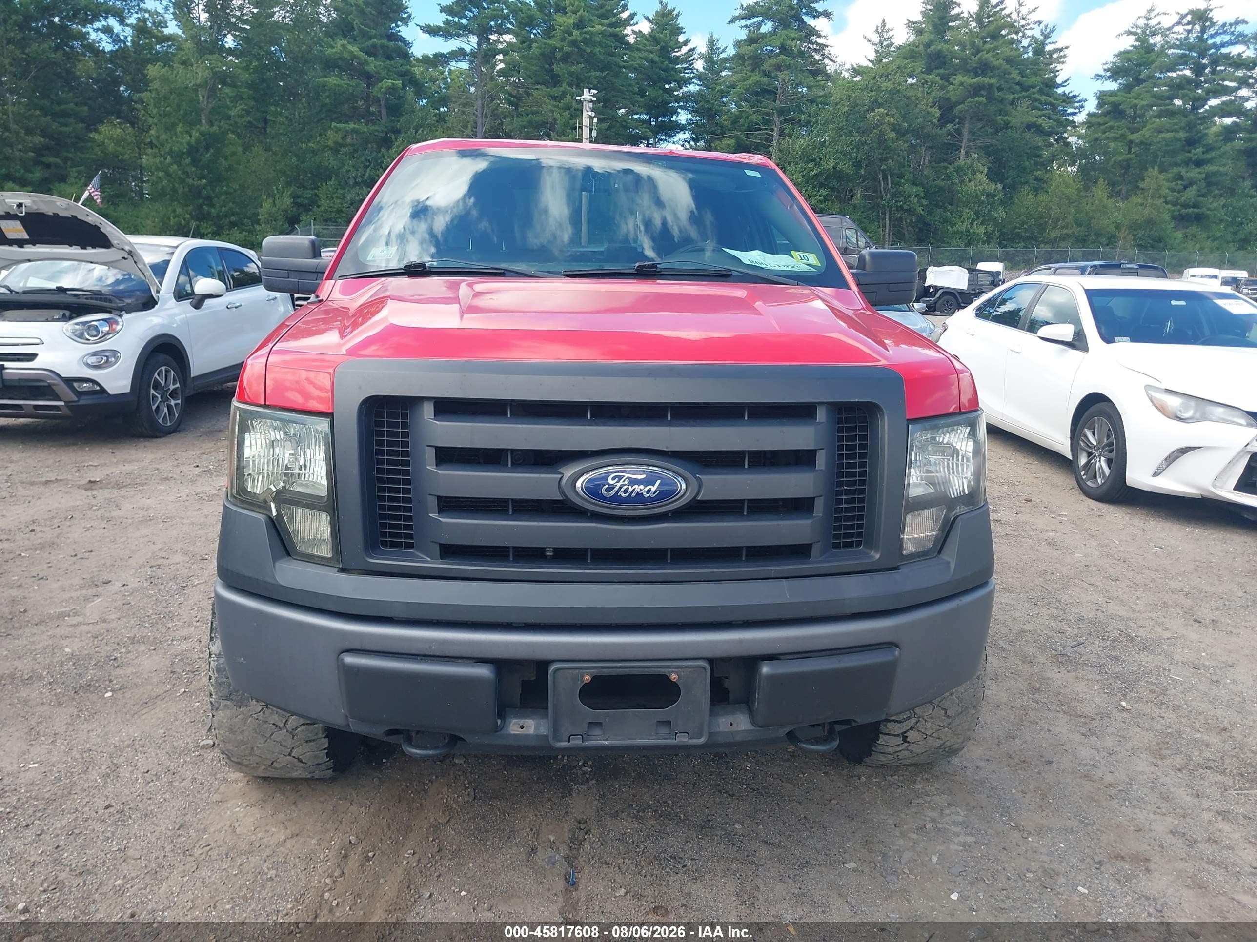 2010 Ford F-150 Stx/xl/xlt Red vin: 1FTEX1E86AKE47461