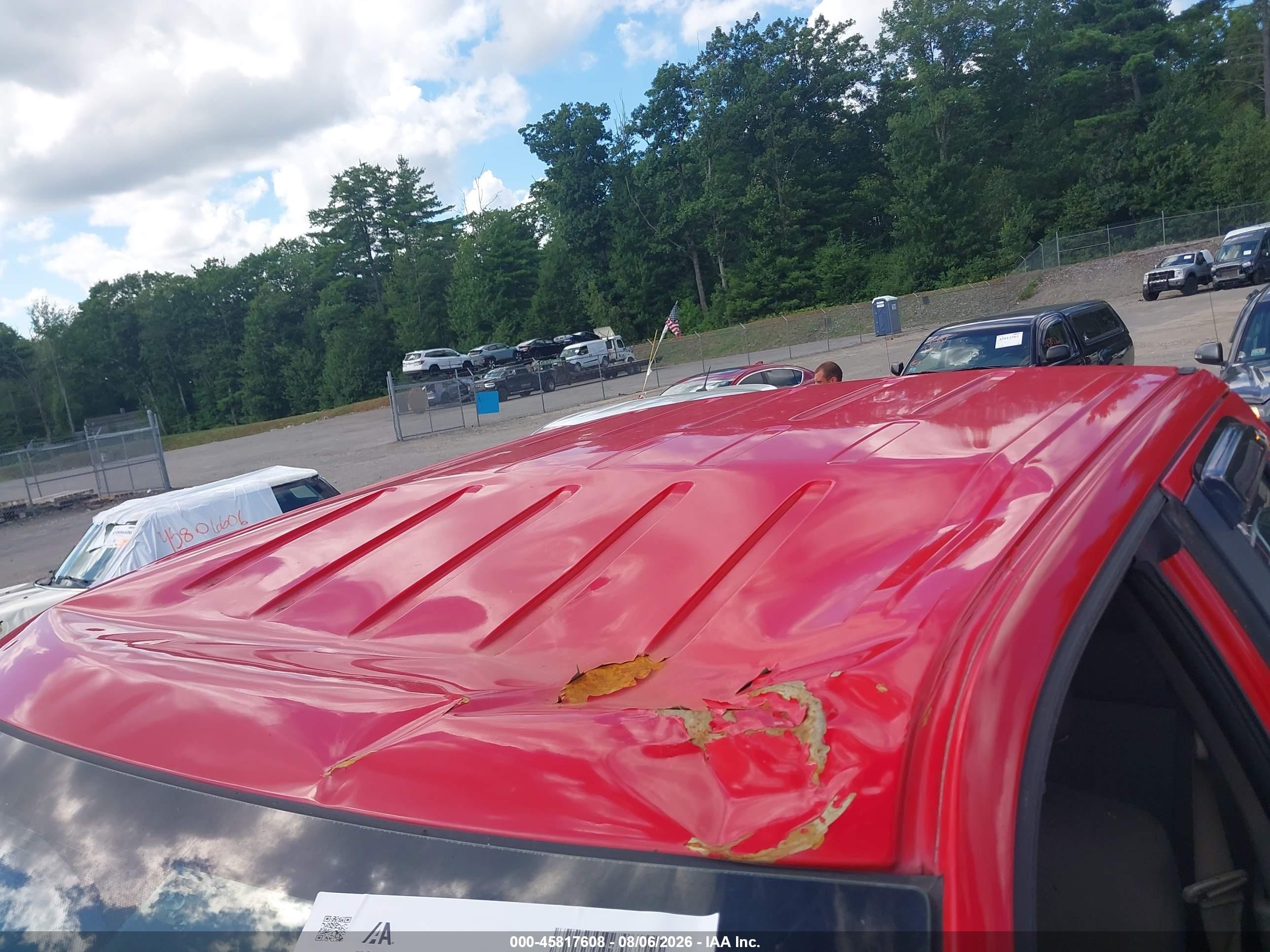 2010 Ford F-150 Stx/xl/xlt Red vin: 1FTEX1E86AKE47461