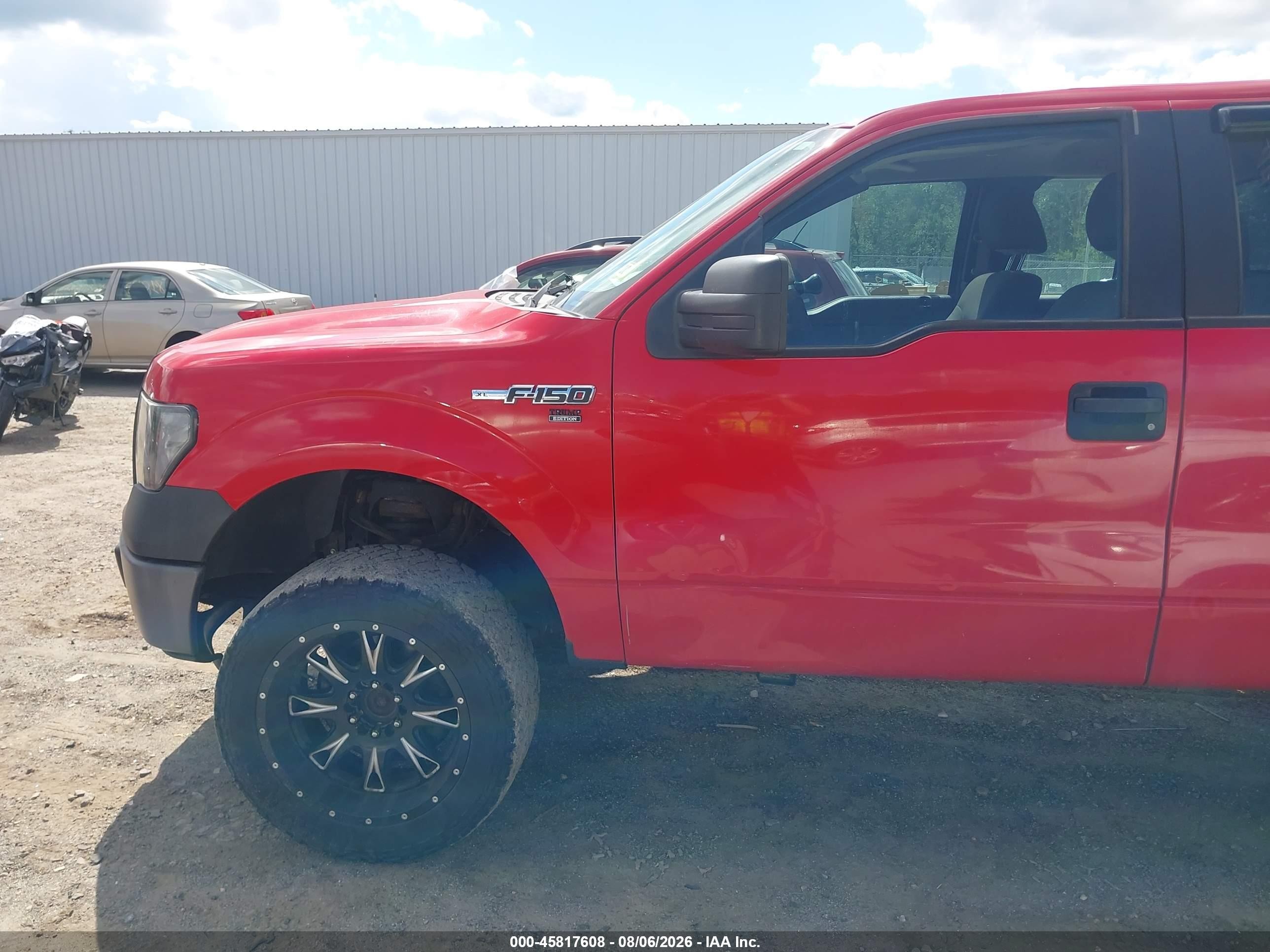 2010 Ford F-150 Stx/xl/xlt Red vin: 1FTEX1E86AKE47461