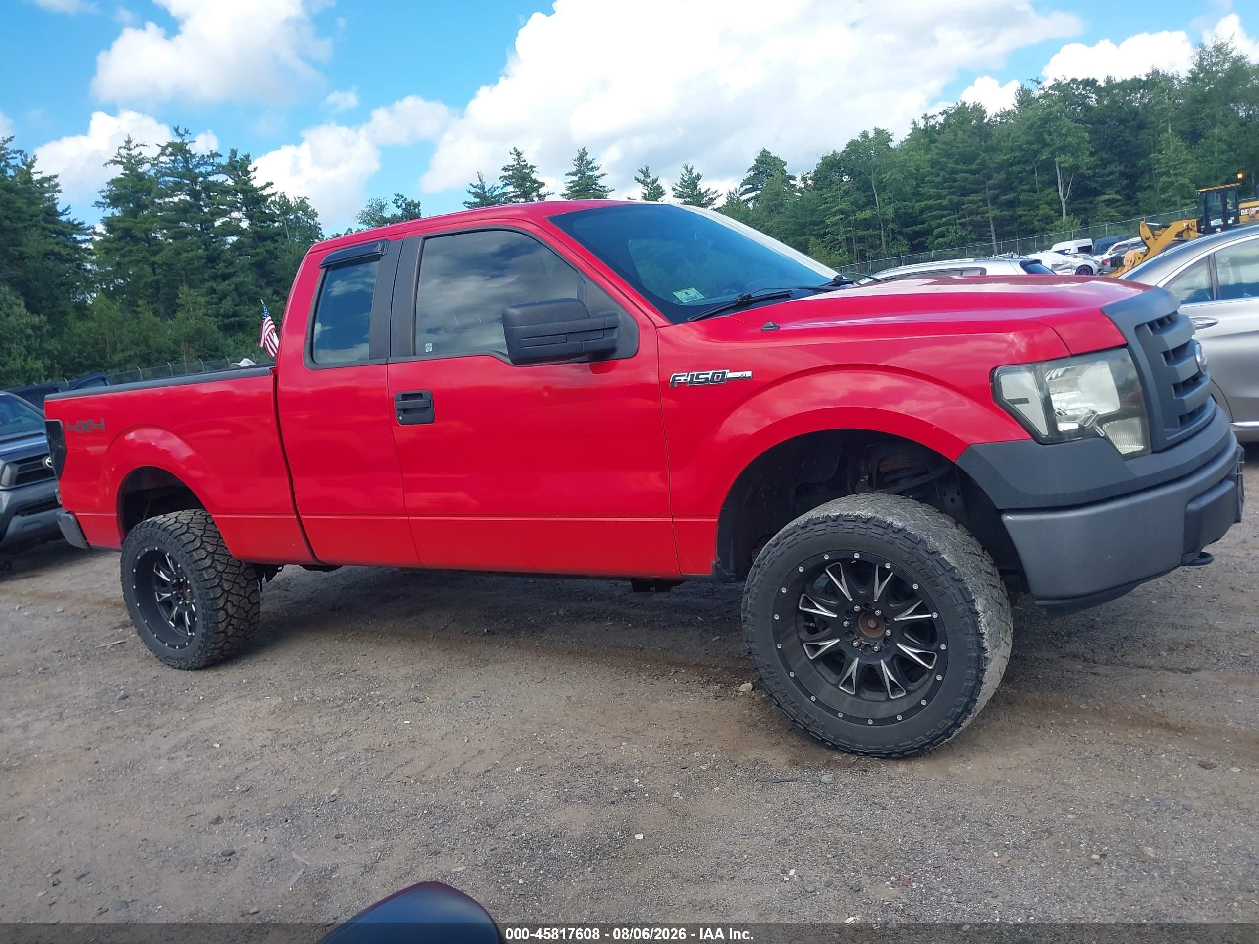 2010 Ford F-150 Stx/xl/xlt Red vin: 1FTEX1E86AKE47461