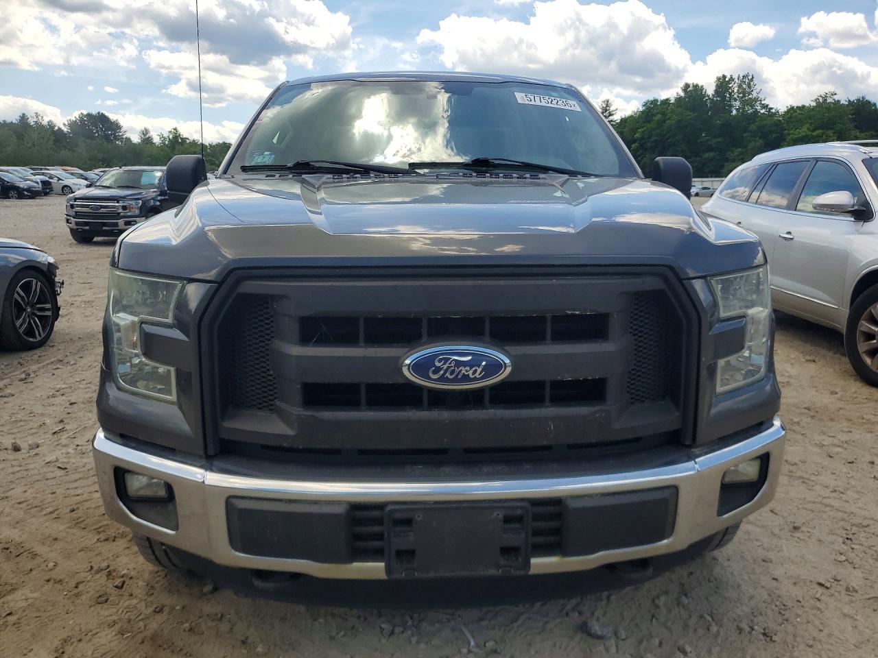 2015 Ford F150 Gray vin: 1FTEX1E86FFC81376