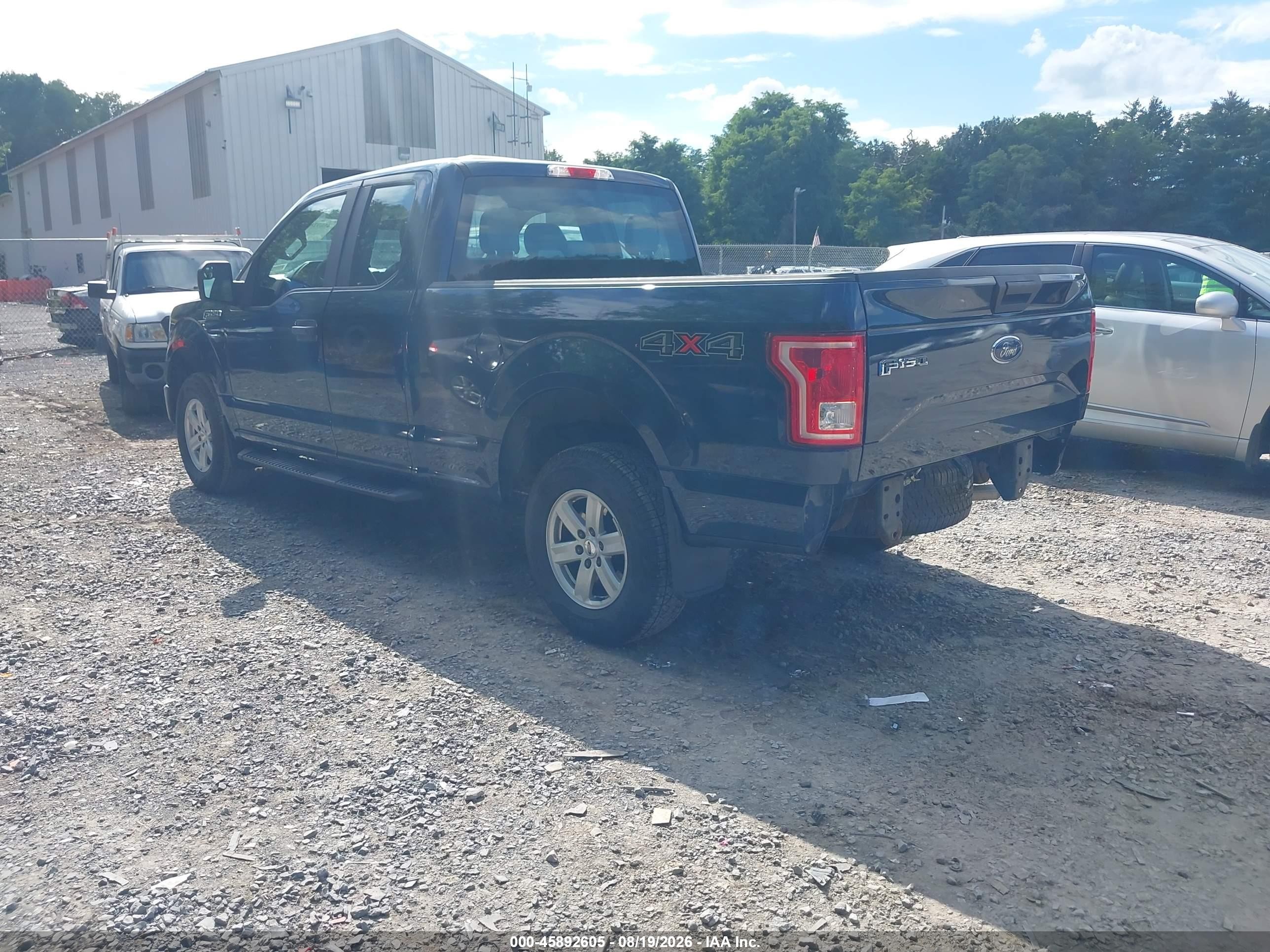 2015 Ford F-150 Xl Blue vin: 1FTEX1E87FFB48772