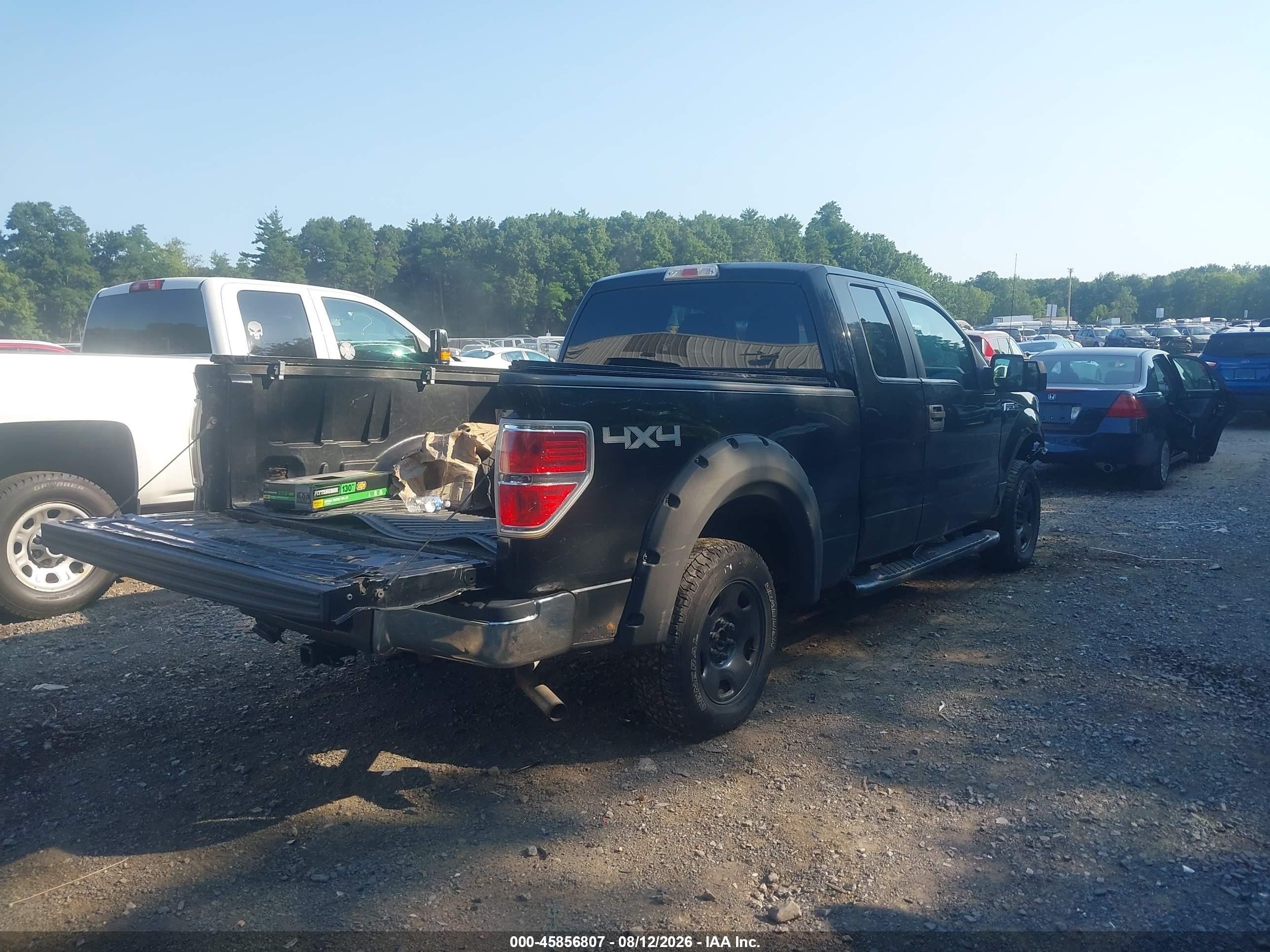 2010 Ford F-150 Xlt Black vin: 1FTEX1E88AFB40401