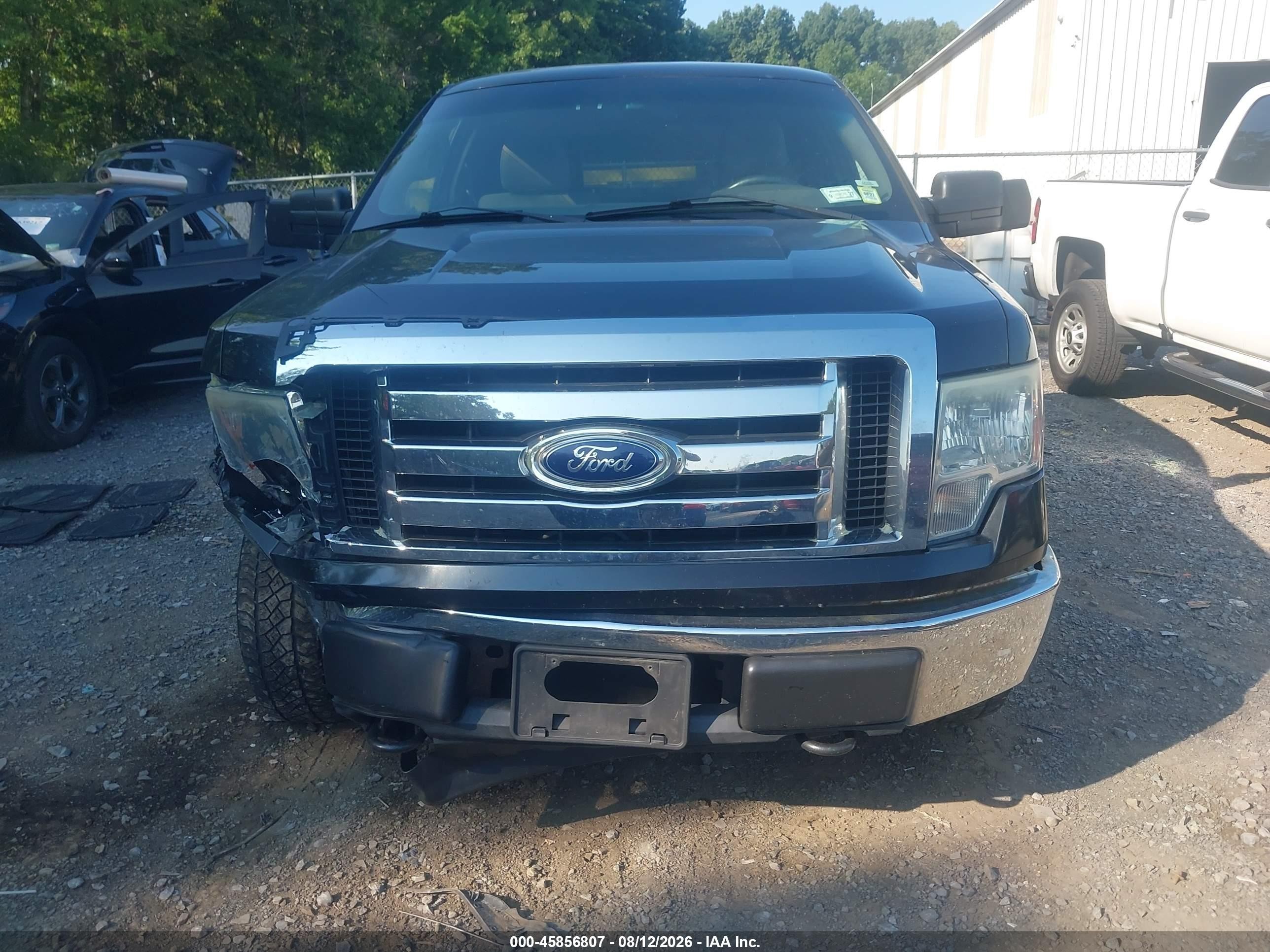 2010 Ford F-150 Xlt Black vin: 1FTEX1E88AFB40401