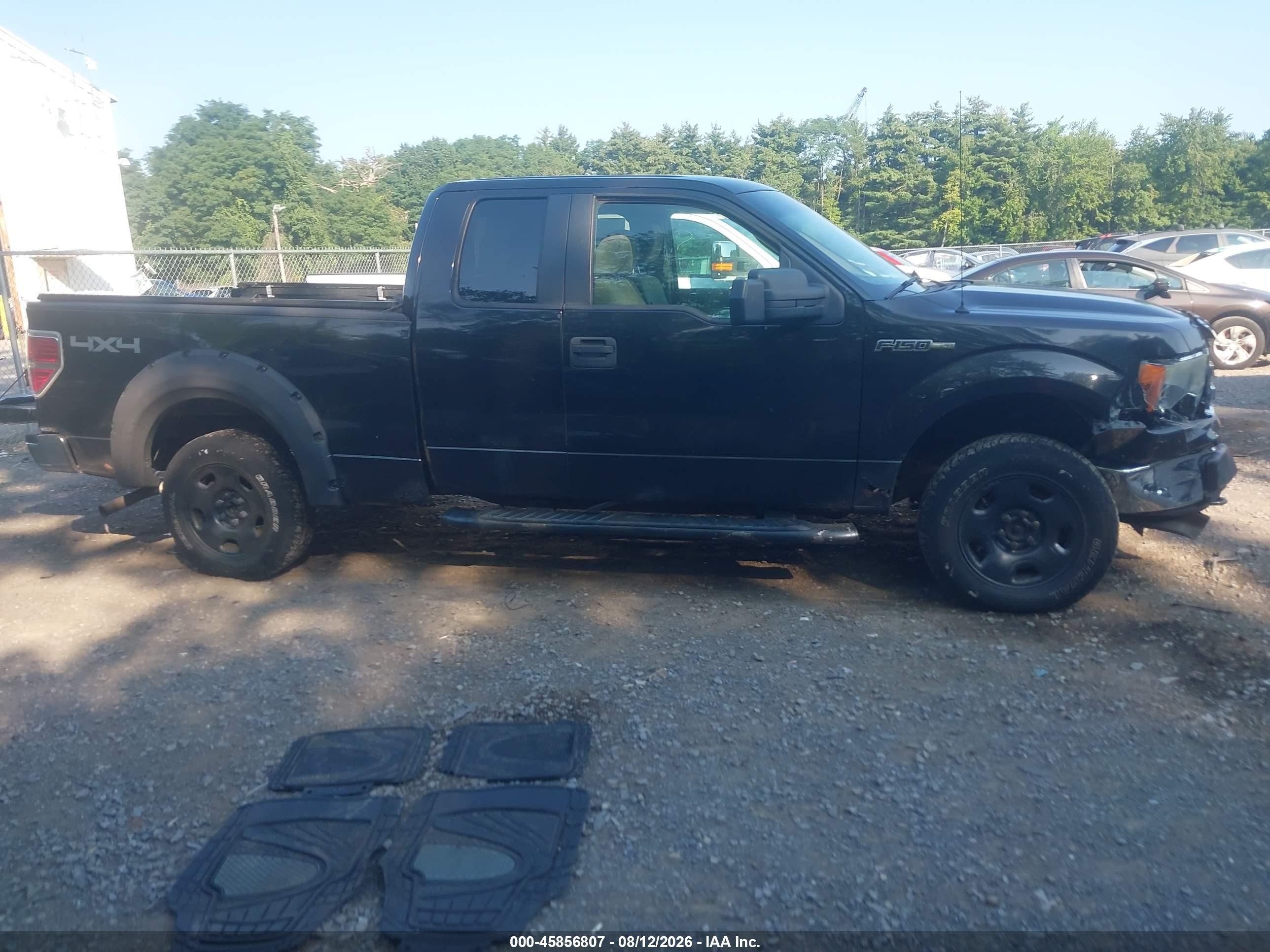 2010 Ford F-150 Xlt Black vin: 1FTEX1E88AFB40401