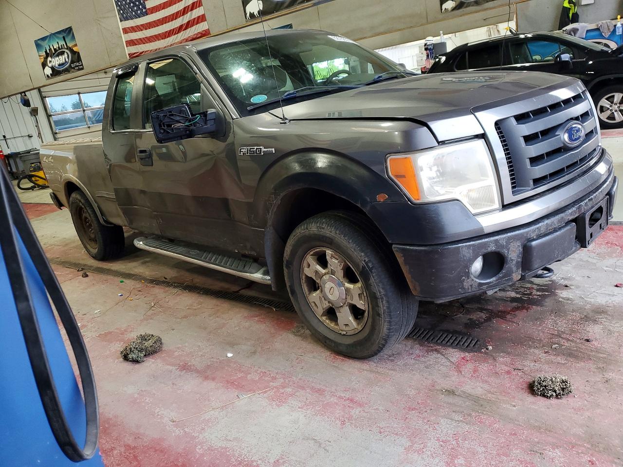 2010 Ford F150 Super Cab Gray vin: 1FTEX1E88AFD75686