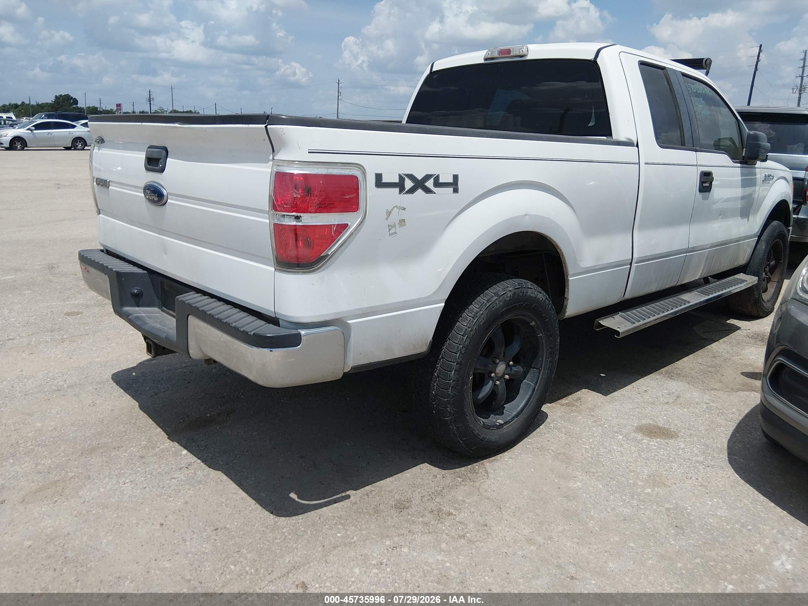 2010 Ford F-150 Stx/xl/xlt White vin: 1FTEX1E88AKB70280