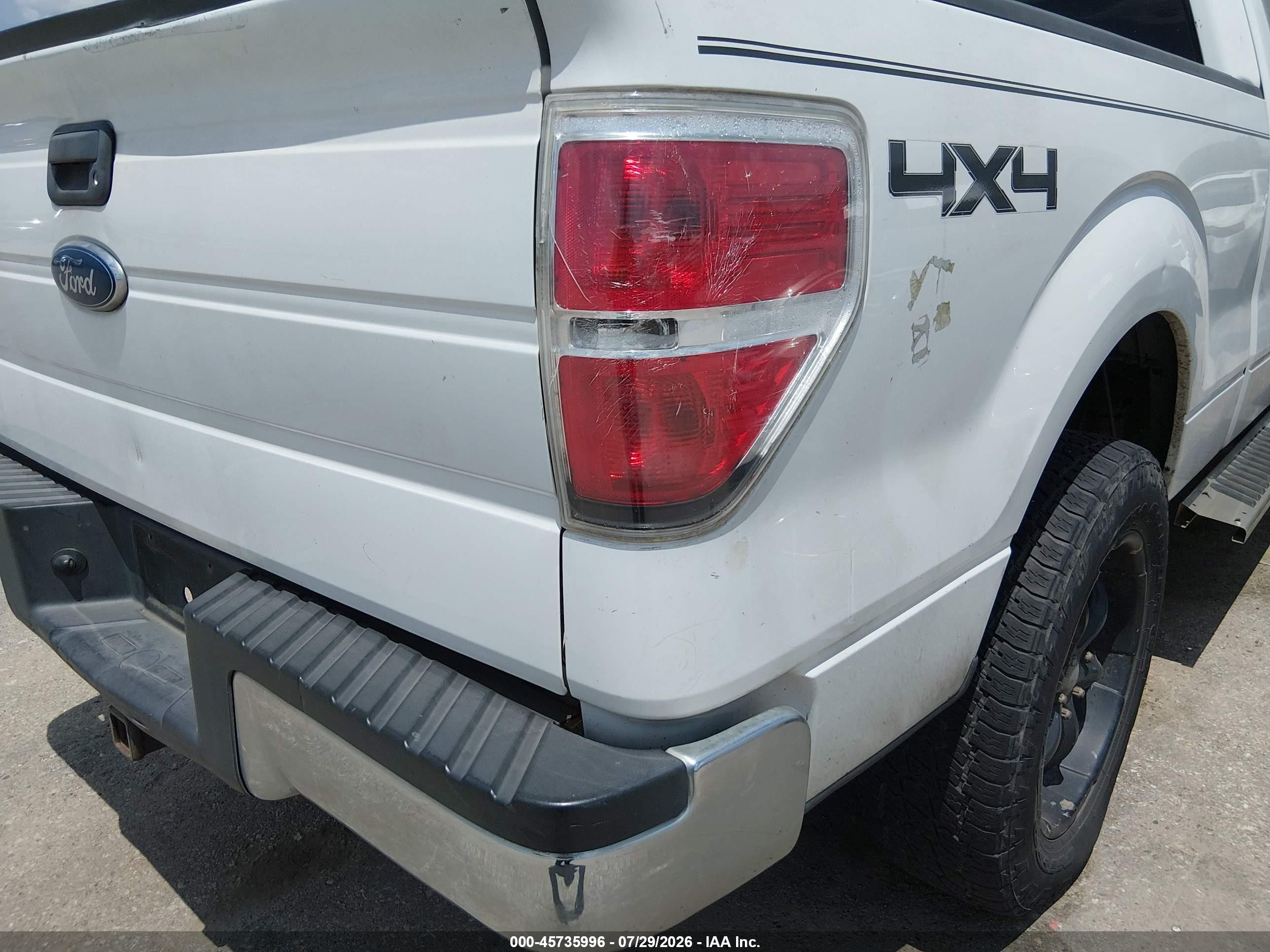 2010 Ford F-150 Stx/xl/xlt White vin: 1FTEX1E88AKB70280