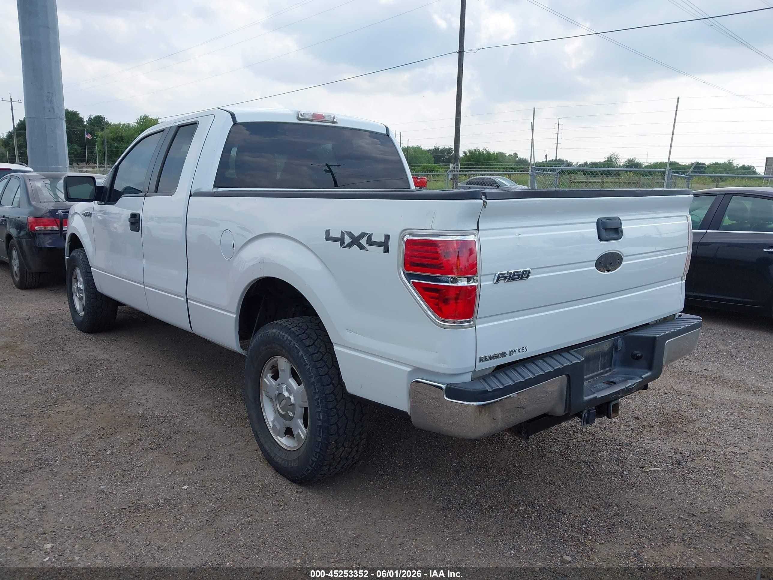2010 Ford F-150 Stx/xl/xlt White vin: 1FTEX1E89AFC36795