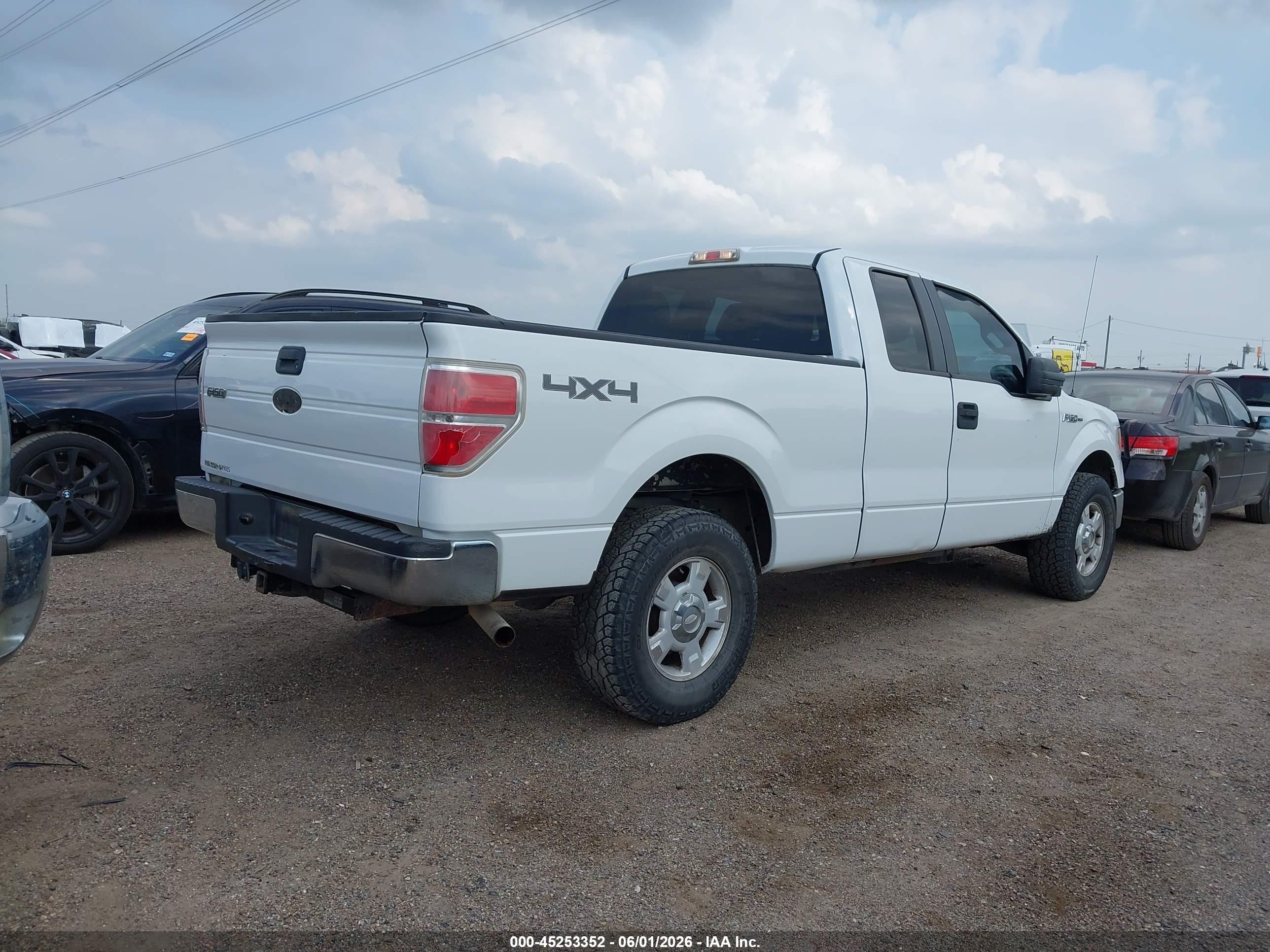 2010 Ford F-150 Stx/xl/xlt White vin: 1FTEX1E89AFC36795