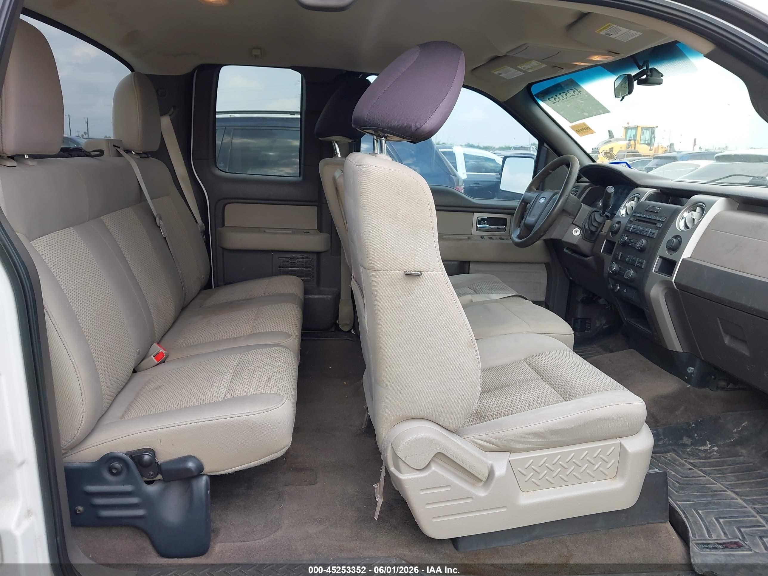 2010 Ford F-150 Stx/xl/xlt White vin: 1FTEX1E89AFC36795