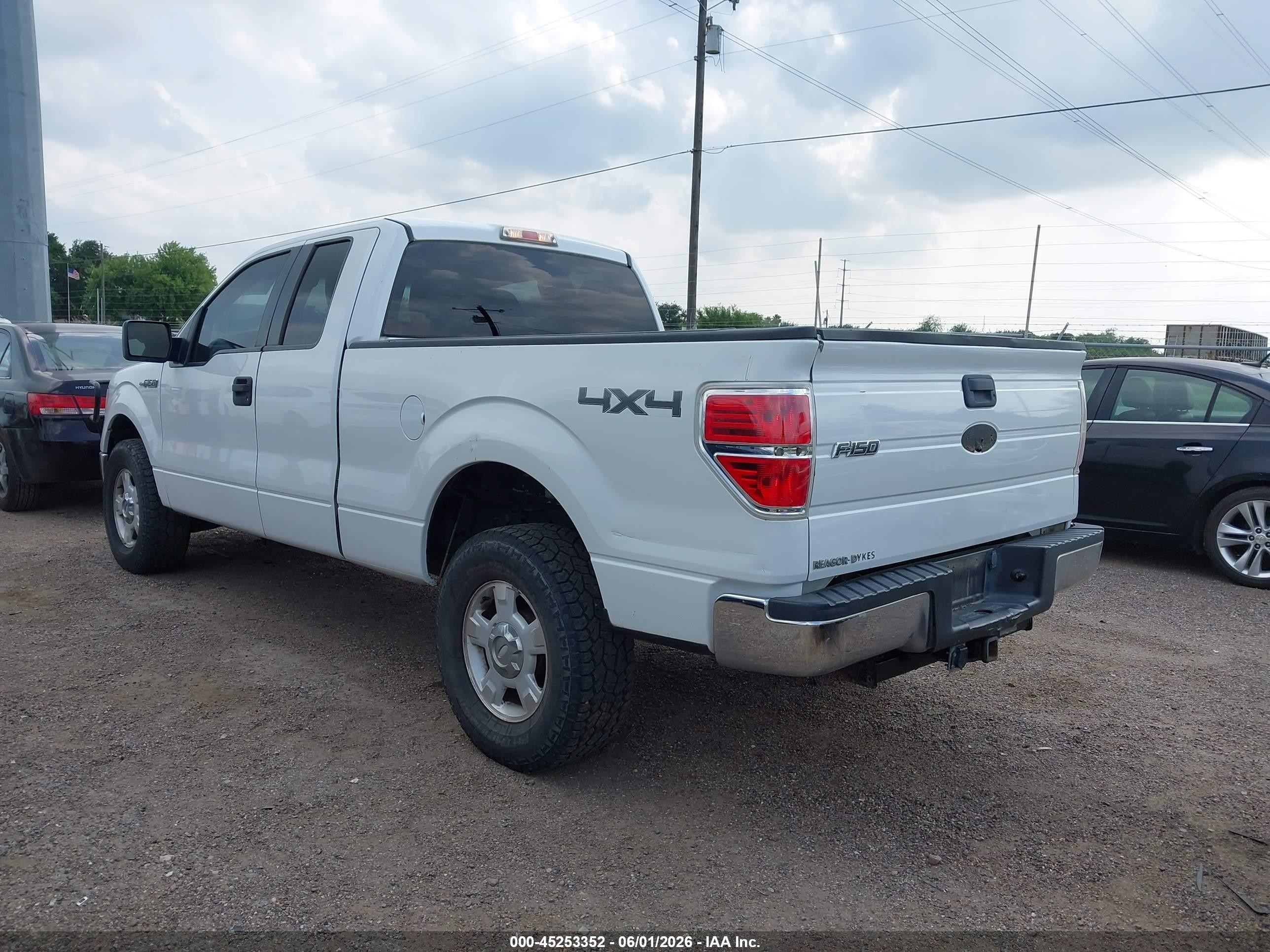 2010 Ford F-150 Stx/xl/xlt White vin: 1FTEX1E89AFC36795
