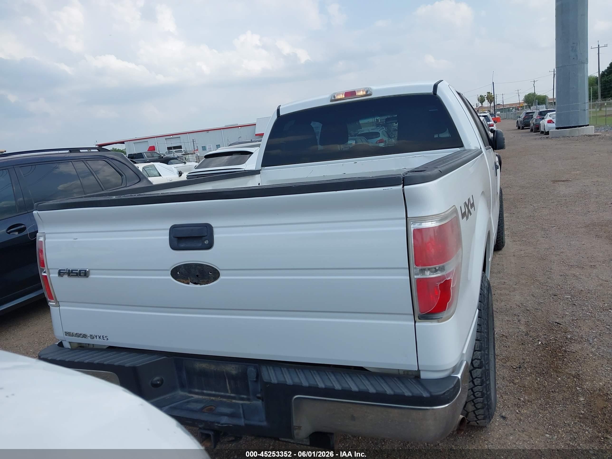 2010 Ford F-150 Stx/xl/xlt White vin: 1FTEX1E89AFC36795