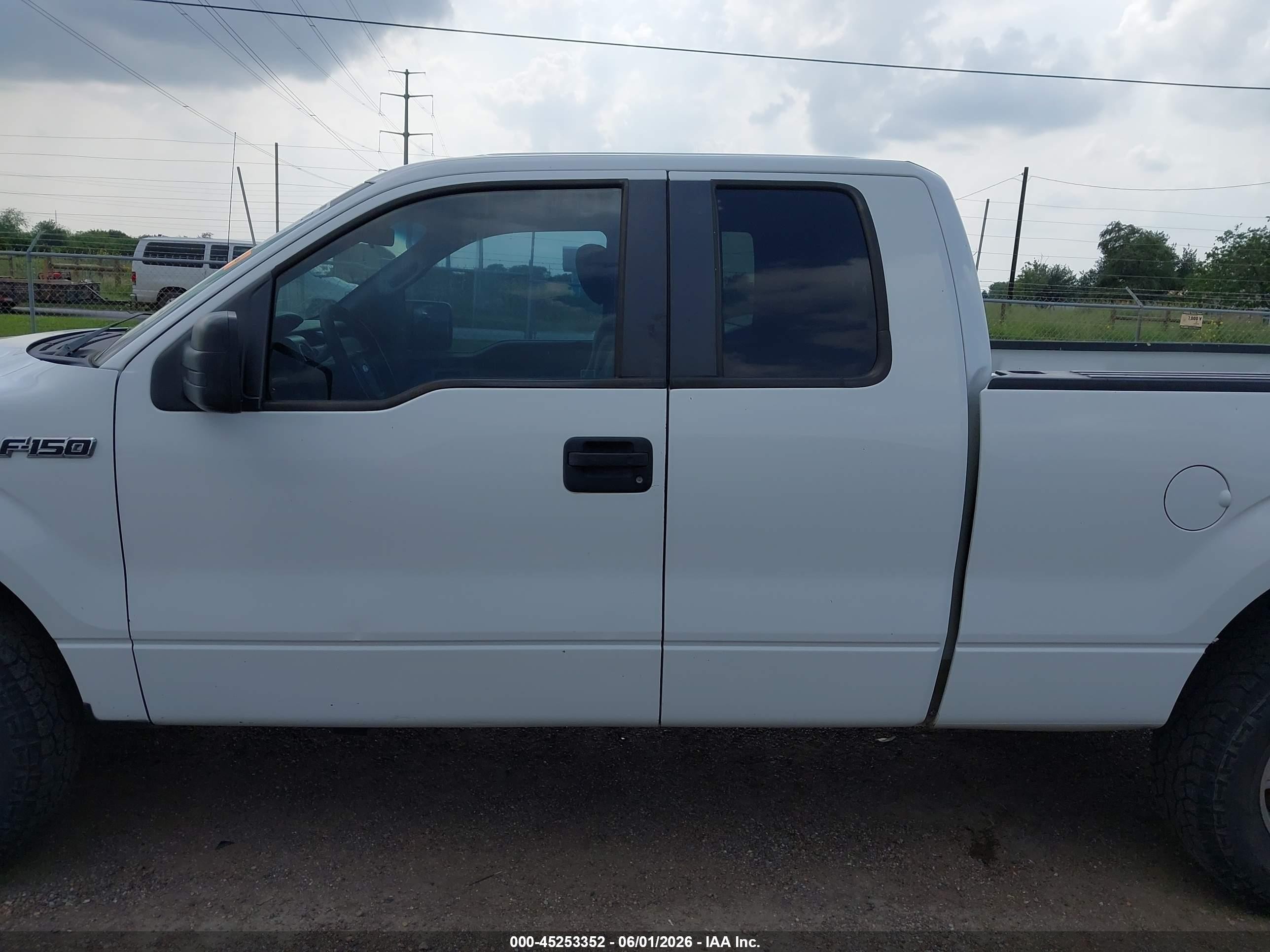 2010 Ford F-150 Stx/xl/xlt White vin: 1FTEX1E89AFC36795