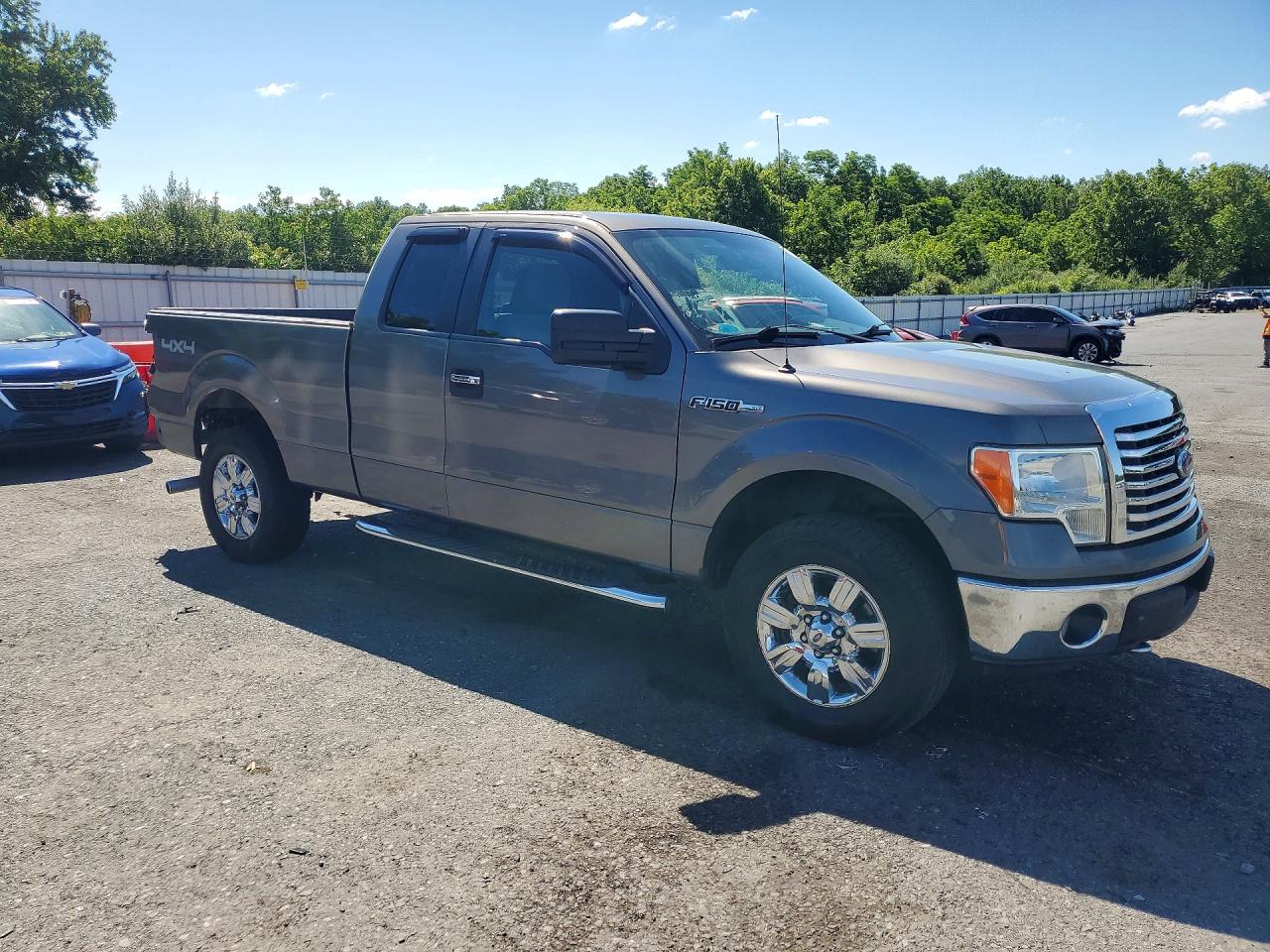 2010 Ford F150 Super Cab Gray vin: 1FTEX1E89AFD08367
