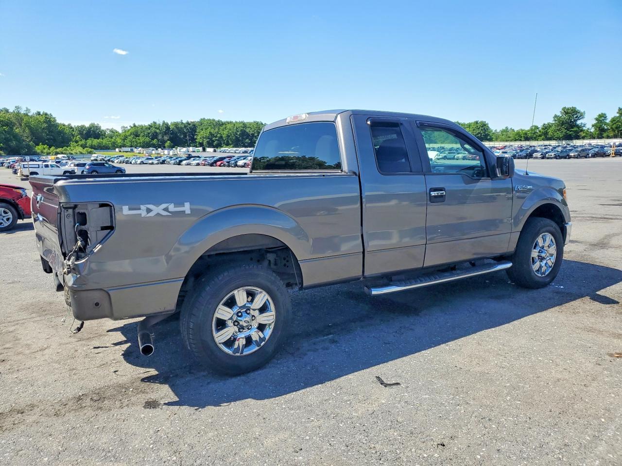 2010 Ford F150 Super Cab Gray vin: 1FTEX1E89AFD08367