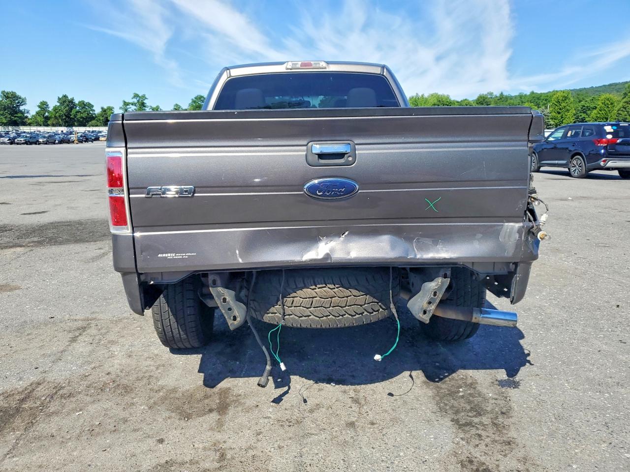 2010 Ford F150 Super Cab Gray vin: 1FTEX1E89AFD08367