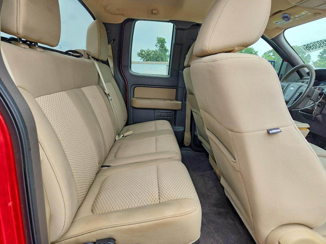 2010 Ford F150 Super Cab Red vin: 1FTEX1E89AKE15670