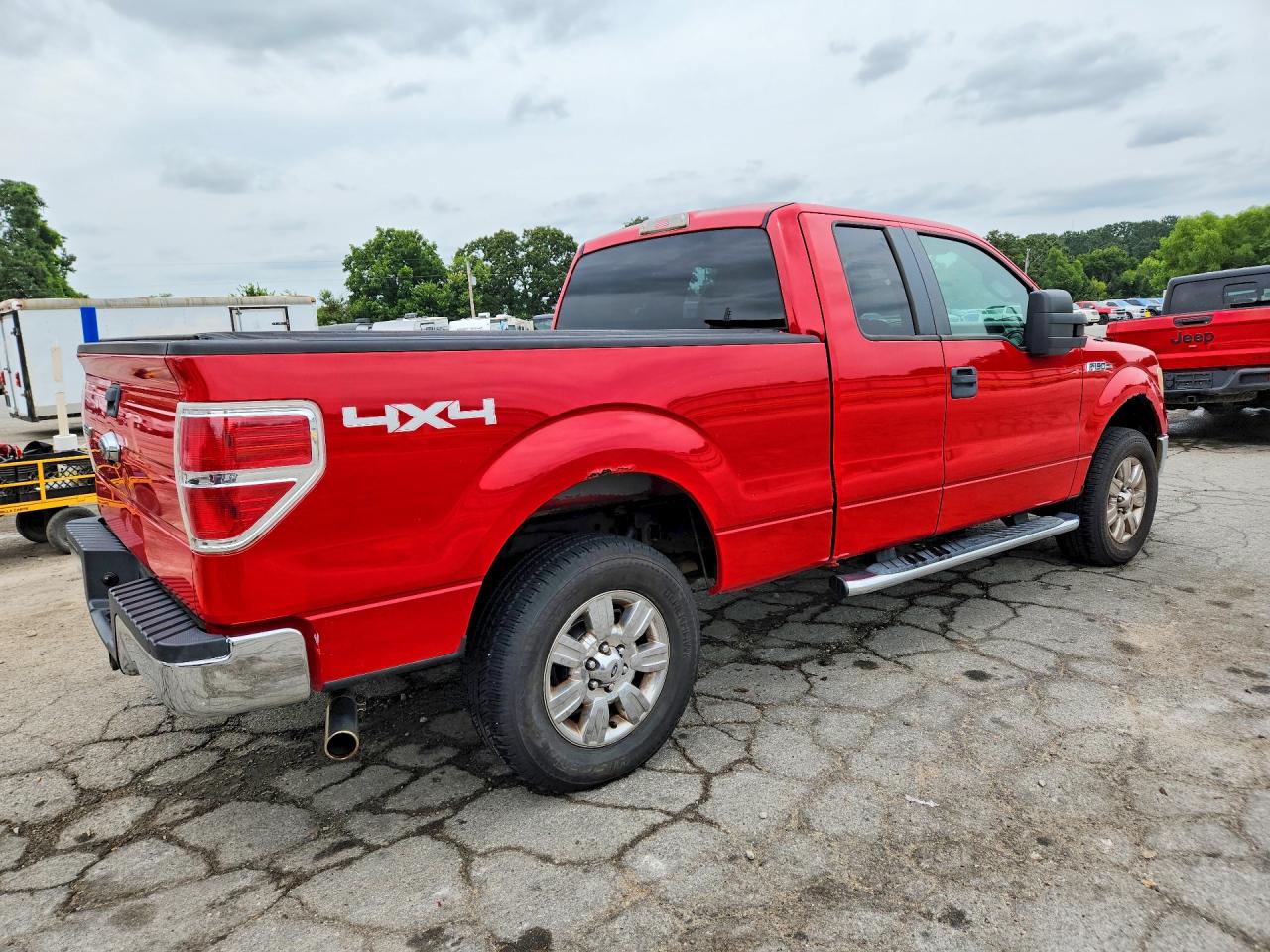 2010 Ford F150 Super Cab Red vin: 1FTEX1E89AKE15670