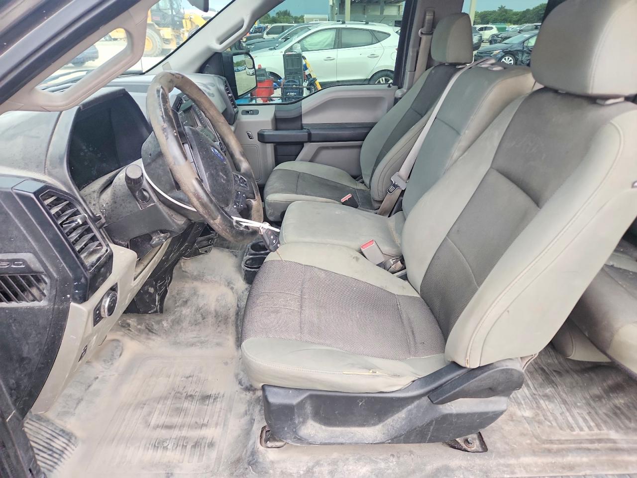 2015 Ford F150 Super Cab Gray vin: 1FTEX1E89FKE67596