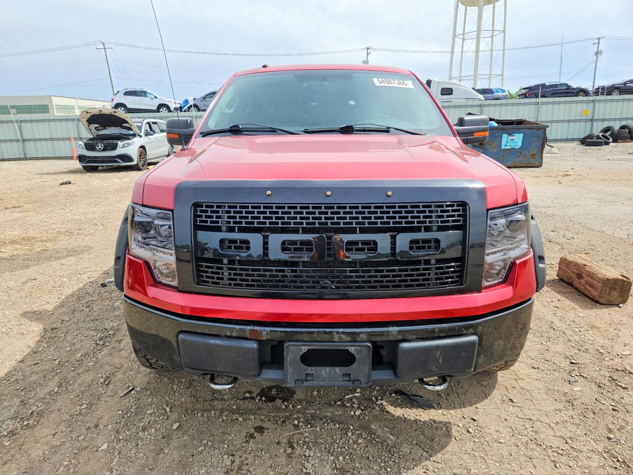 2010 Ford F150 Super Cab Red vin: 1FTEX1E8XAFB12924