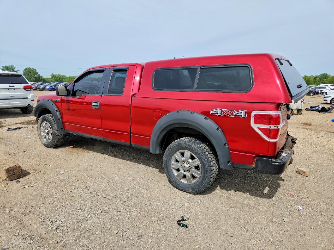 2010 Ford F150 Super Cab Red vin: 1FTEX1E8XAFB12924