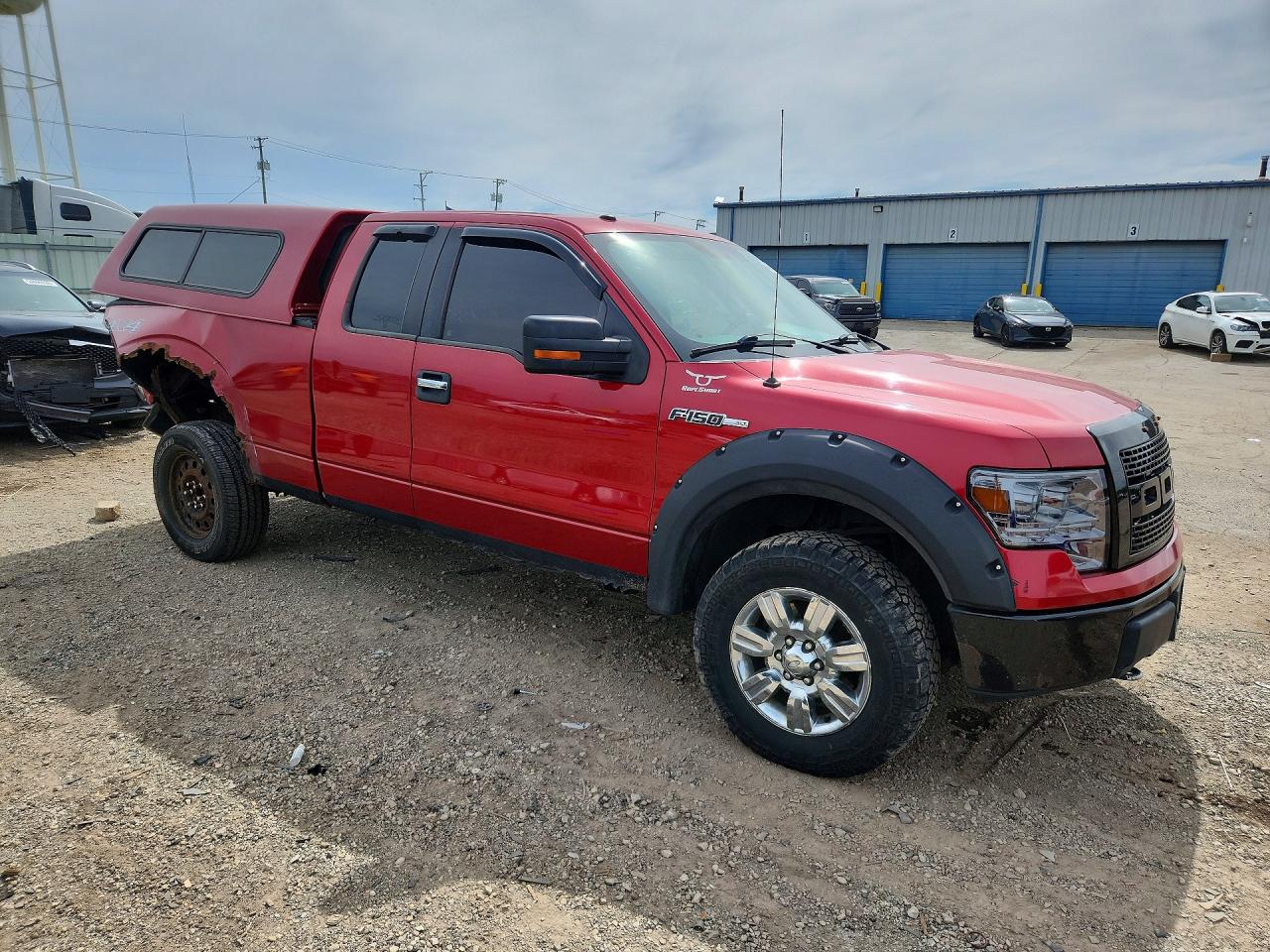 2010 Ford F150 Super Cab Red vin: 1FTEX1E8XAFB12924