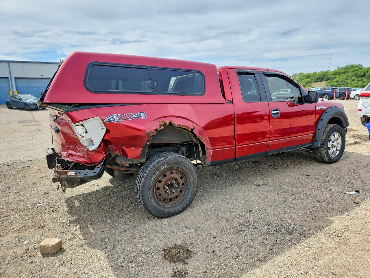 2010 Ford F150 Super Cab Red vin: 1FTEX1E8XAFB12924