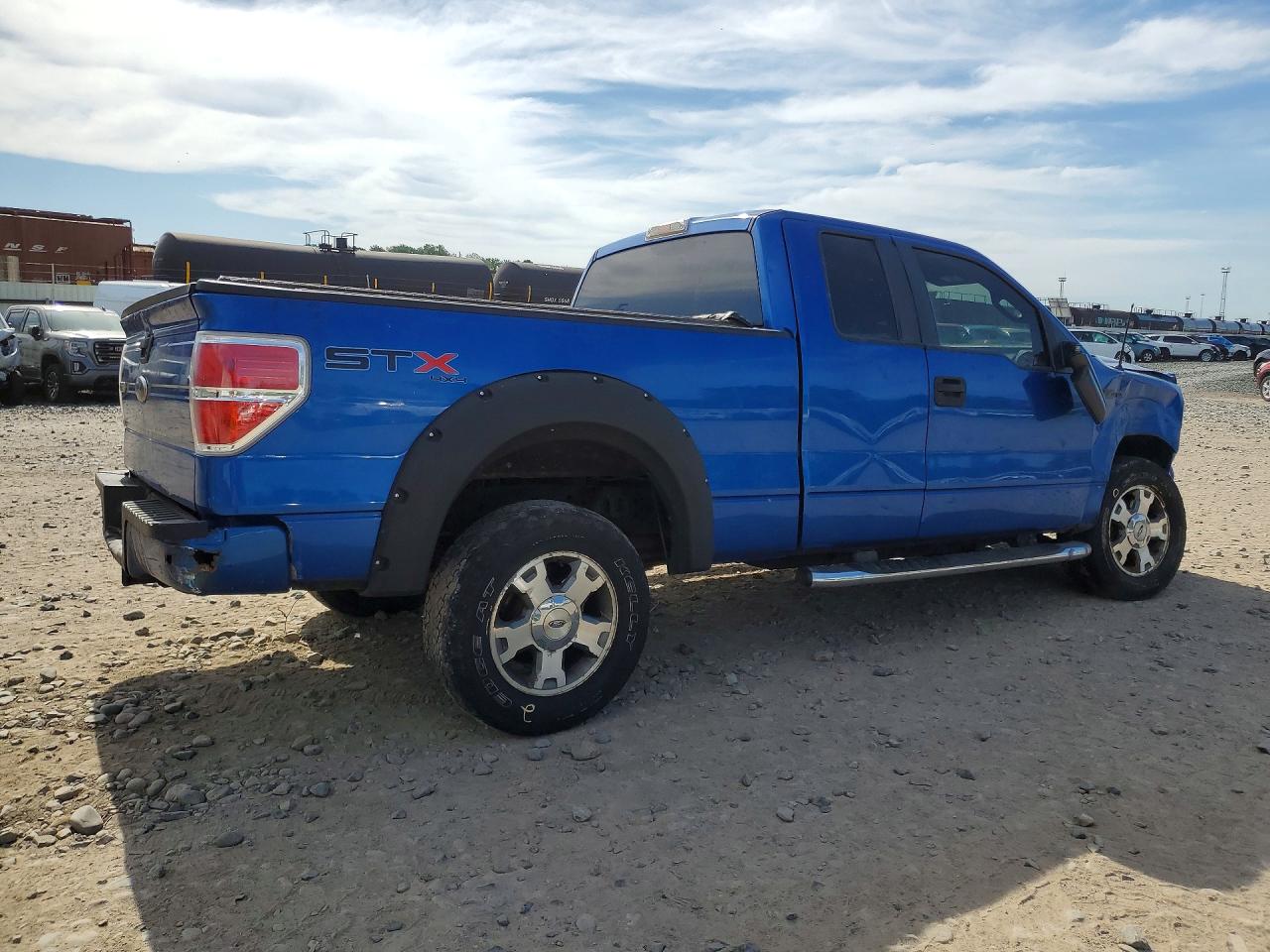 2010 Ford F150 Super Cab Blue vin: 1FTEX1E8XAFB43655