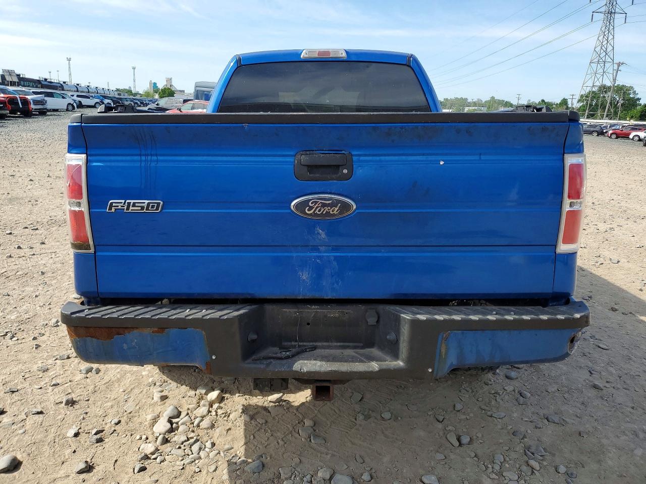 2010 Ford F150 Super Cab Blue vin: 1FTEX1E8XAFB43655