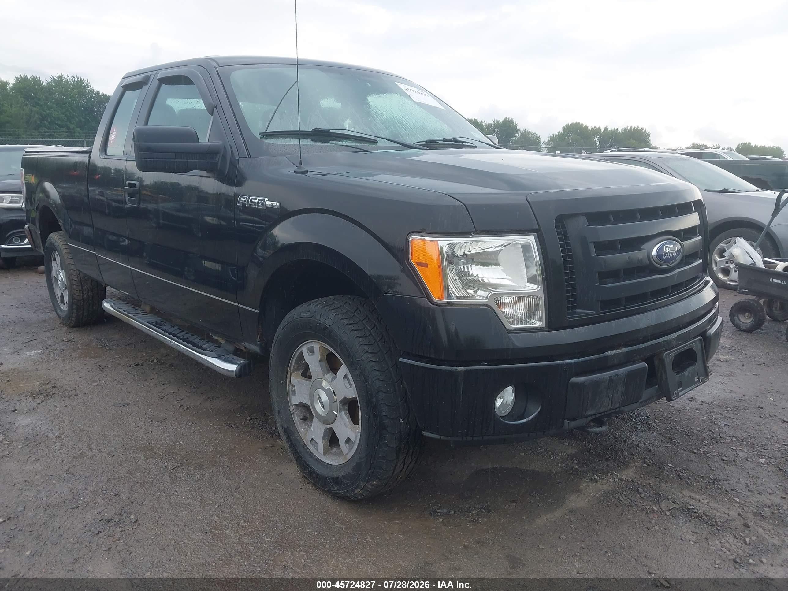 2010 Ford F-150 Stx/xl/xlt Black vin: 1FTEX1E8XAFC42878