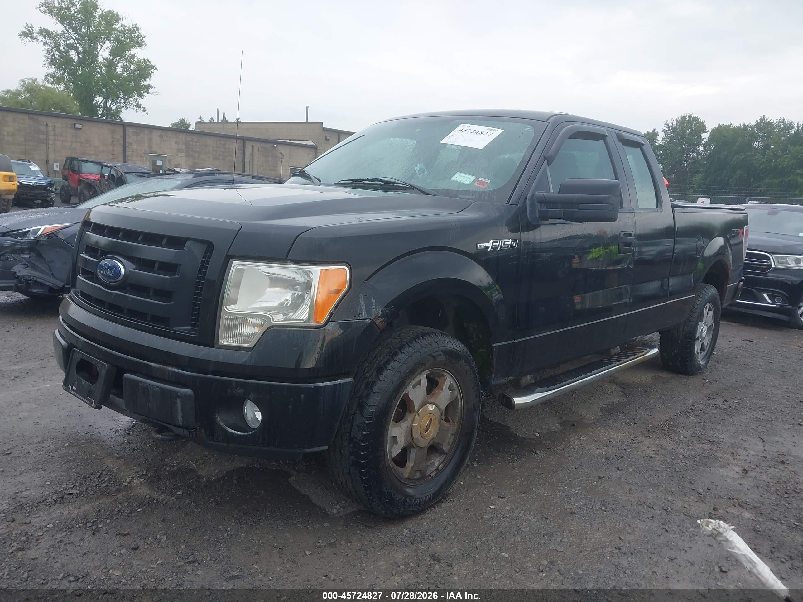2010 Ford F-150 Stx/xl/xlt Black vin: 1FTEX1E8XAFC42878