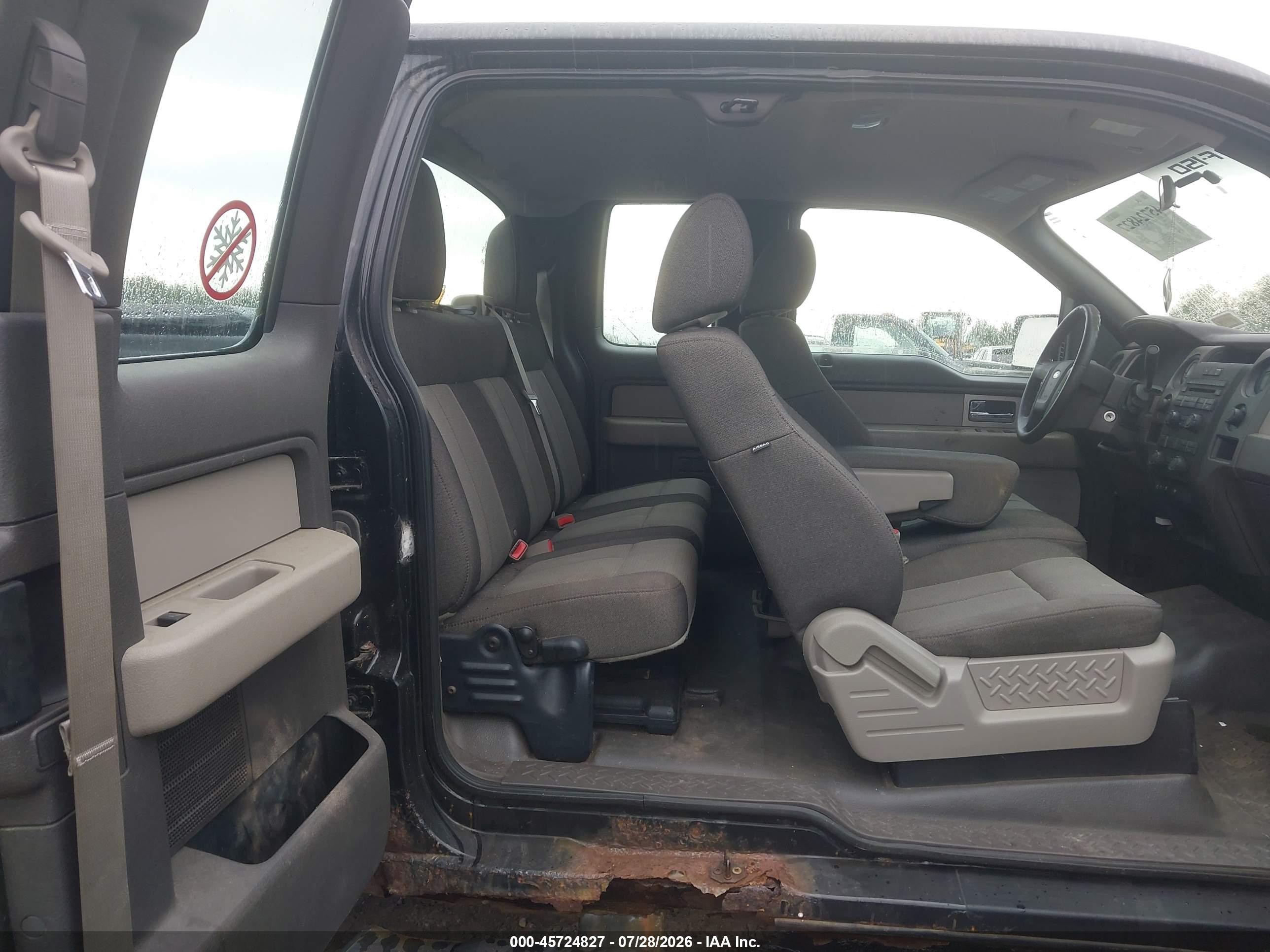 2010 Ford F-150 Stx/xl/xlt Black vin: 1FTEX1E8XAFC42878
