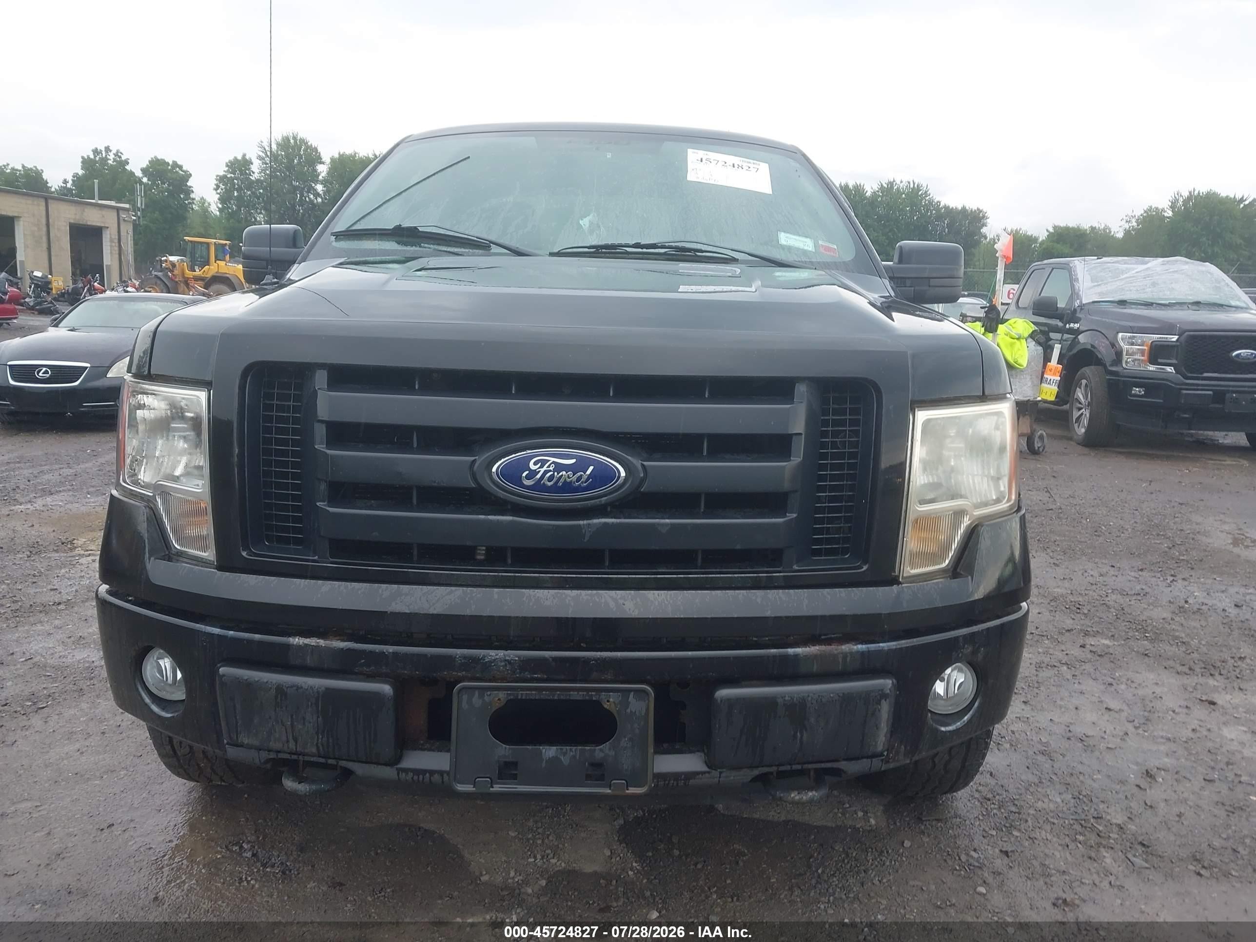 2010 Ford F-150 Stx/xl/xlt Black vin: 1FTEX1E8XAFC42878